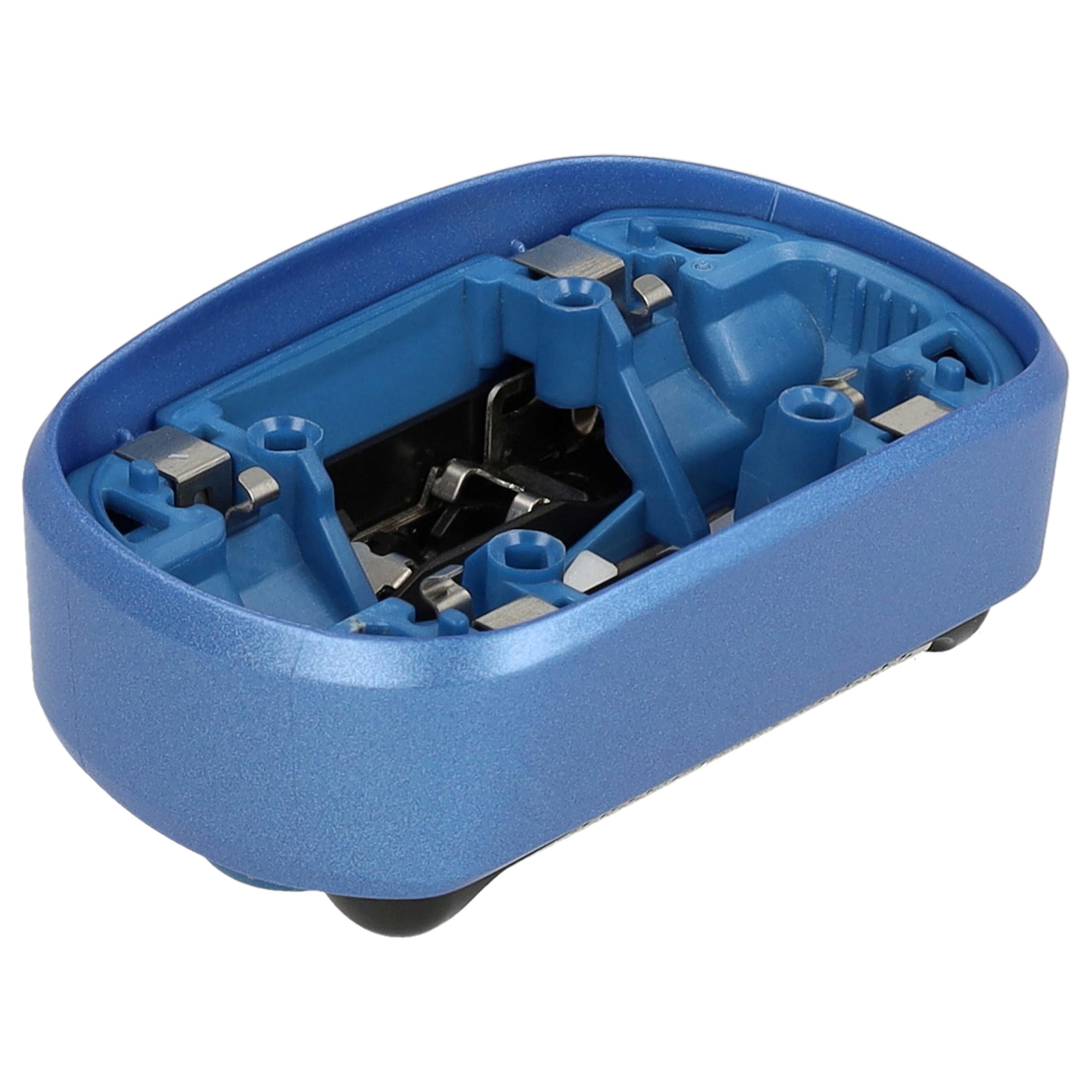 vhbw Testina per Braun CoolTec CT2CC CT3CC nero blu