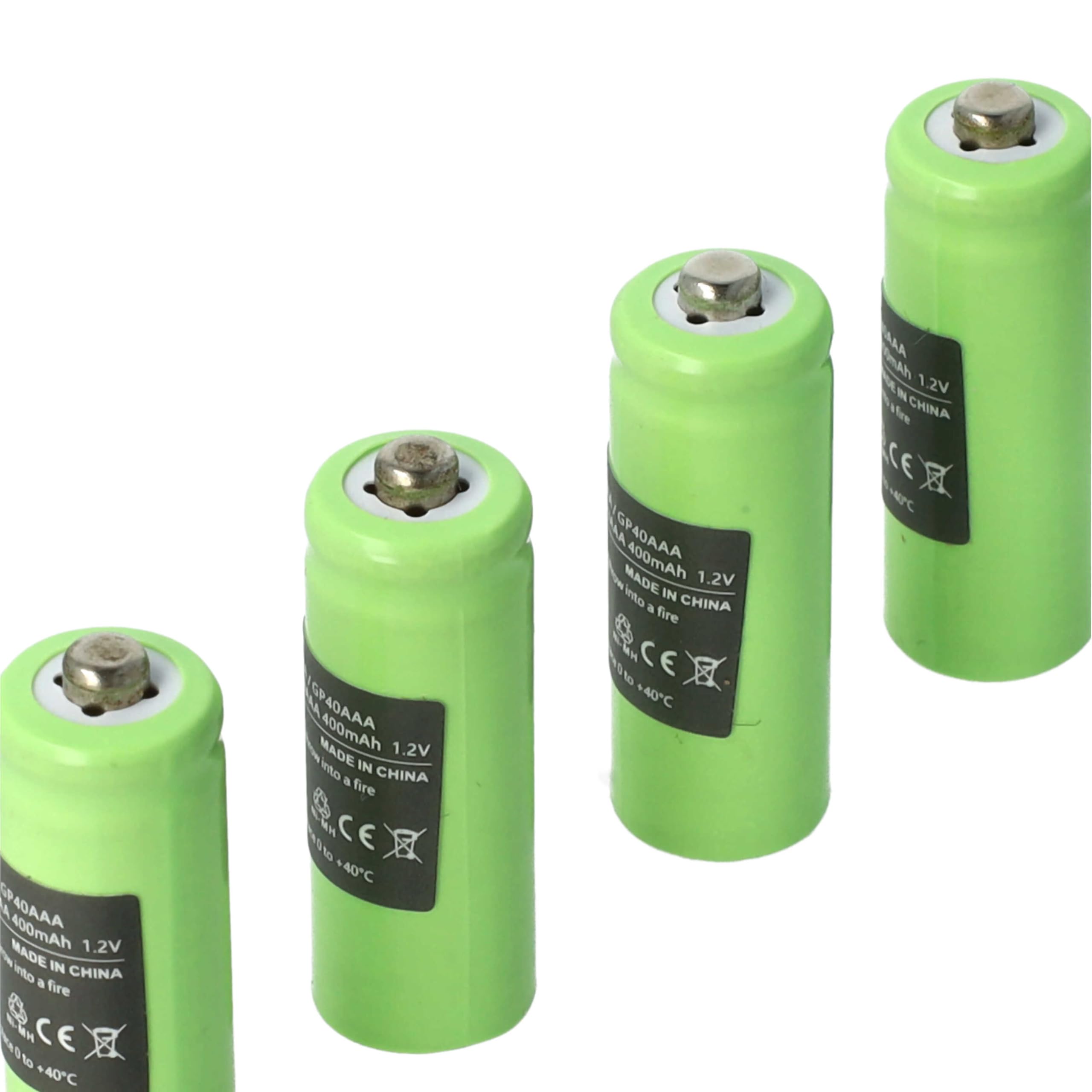 vhbw batteria cordless Hagenuk Classico 400mAh 4 pezzi