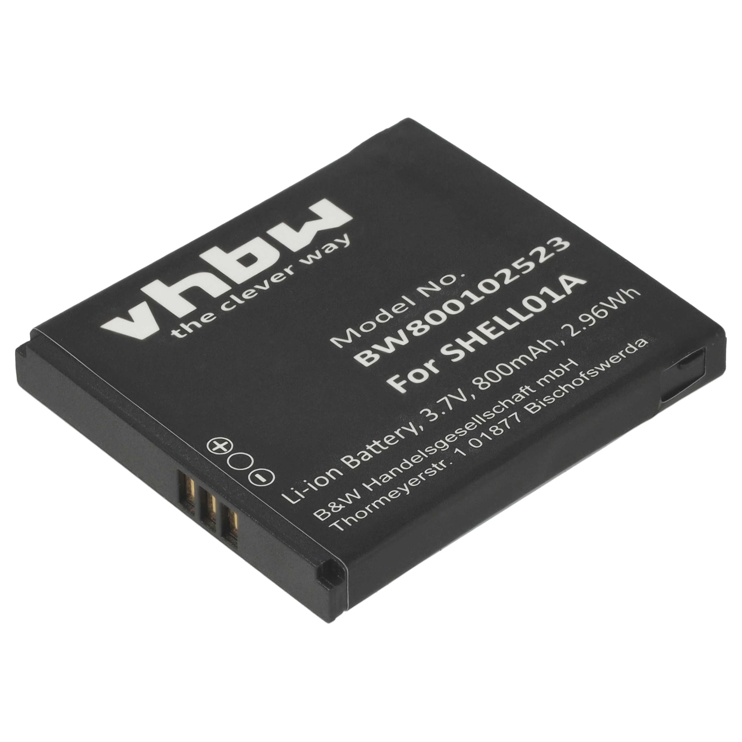 vhbw Batteria Smartphone SHELL01A 800mAh per Doro