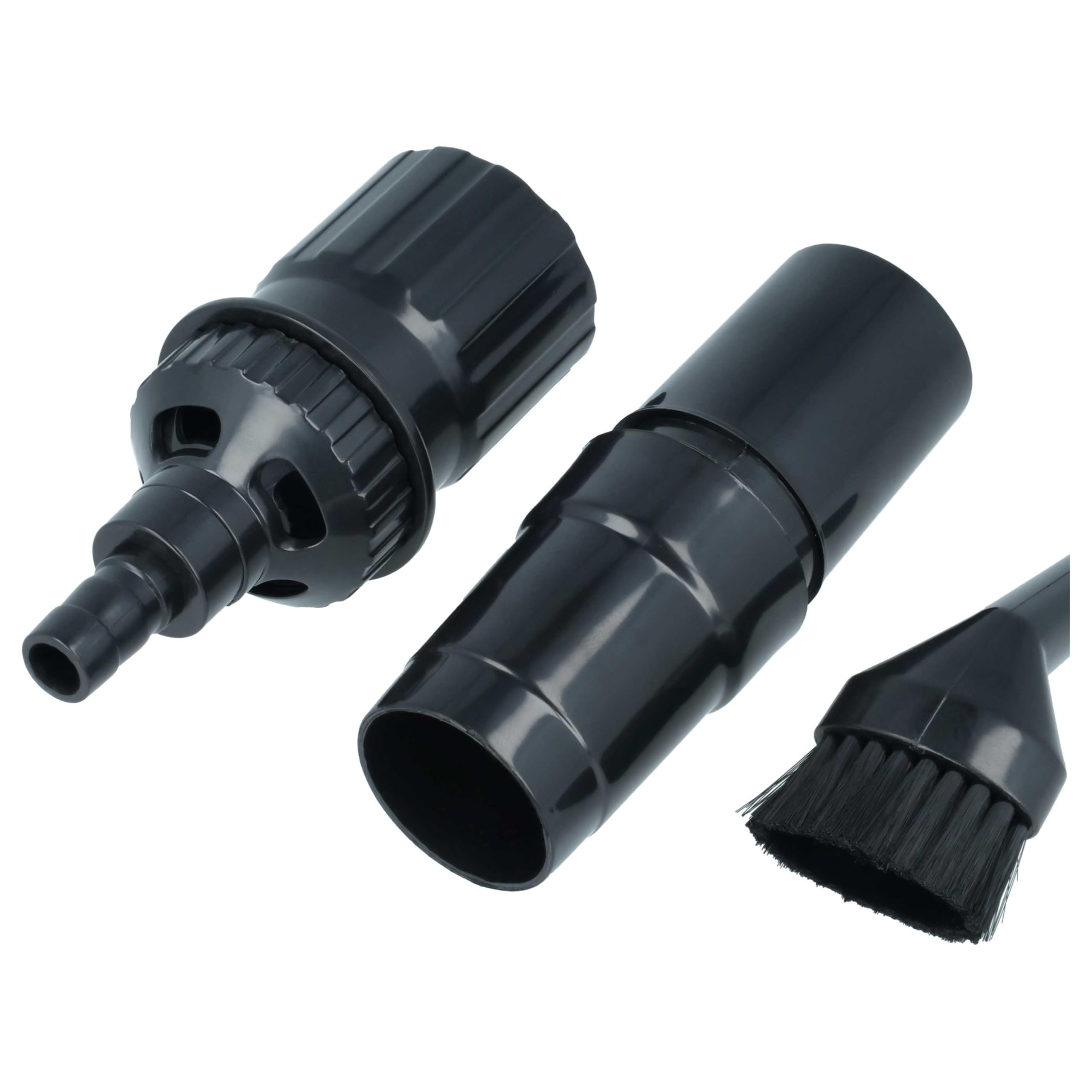 vhbw Set Universale 8 Pezzi Accessori Aspirapolvere 32mm Nero