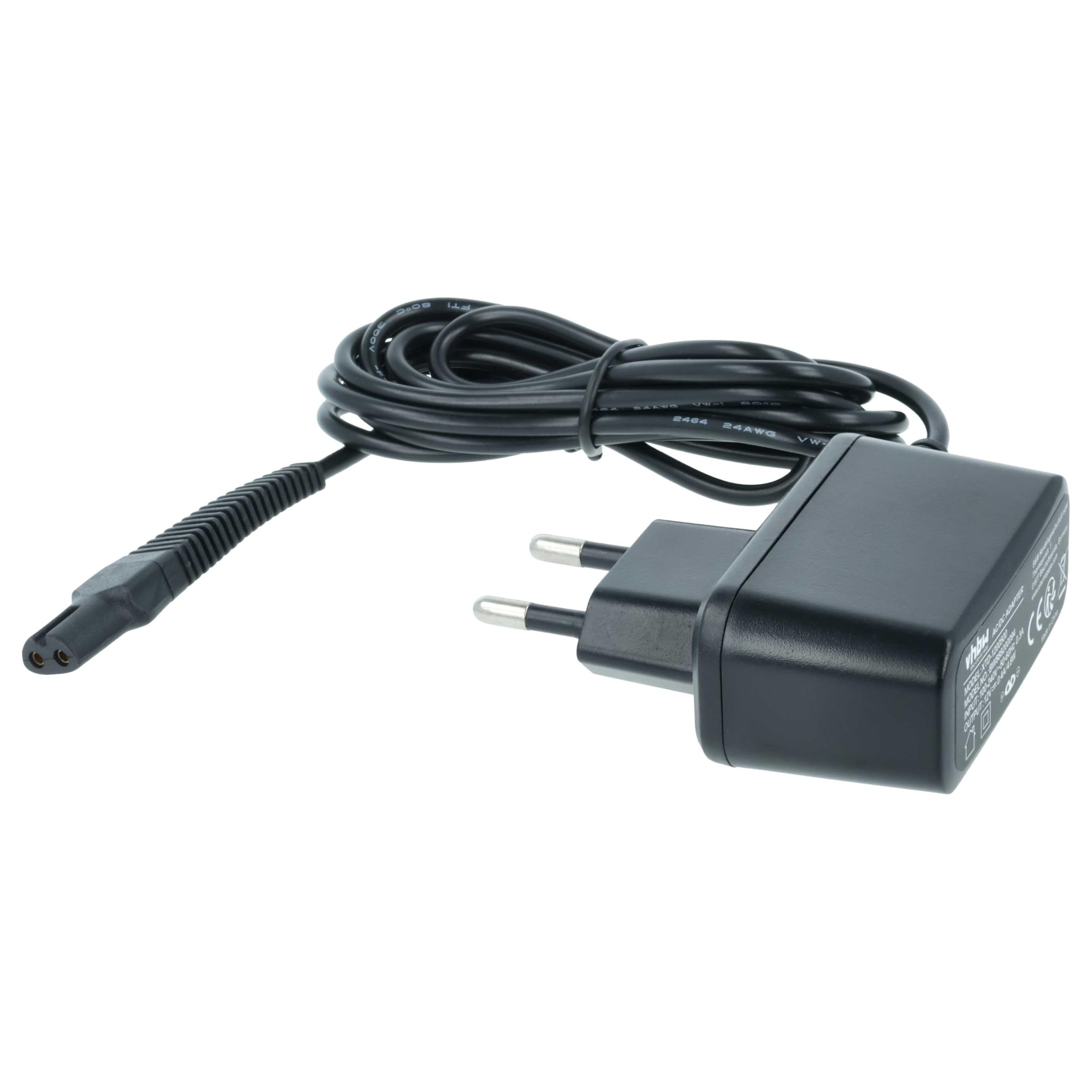 vhbw Alimentatore Rasoio 12V per Braun Series 3 Cavo 140cm