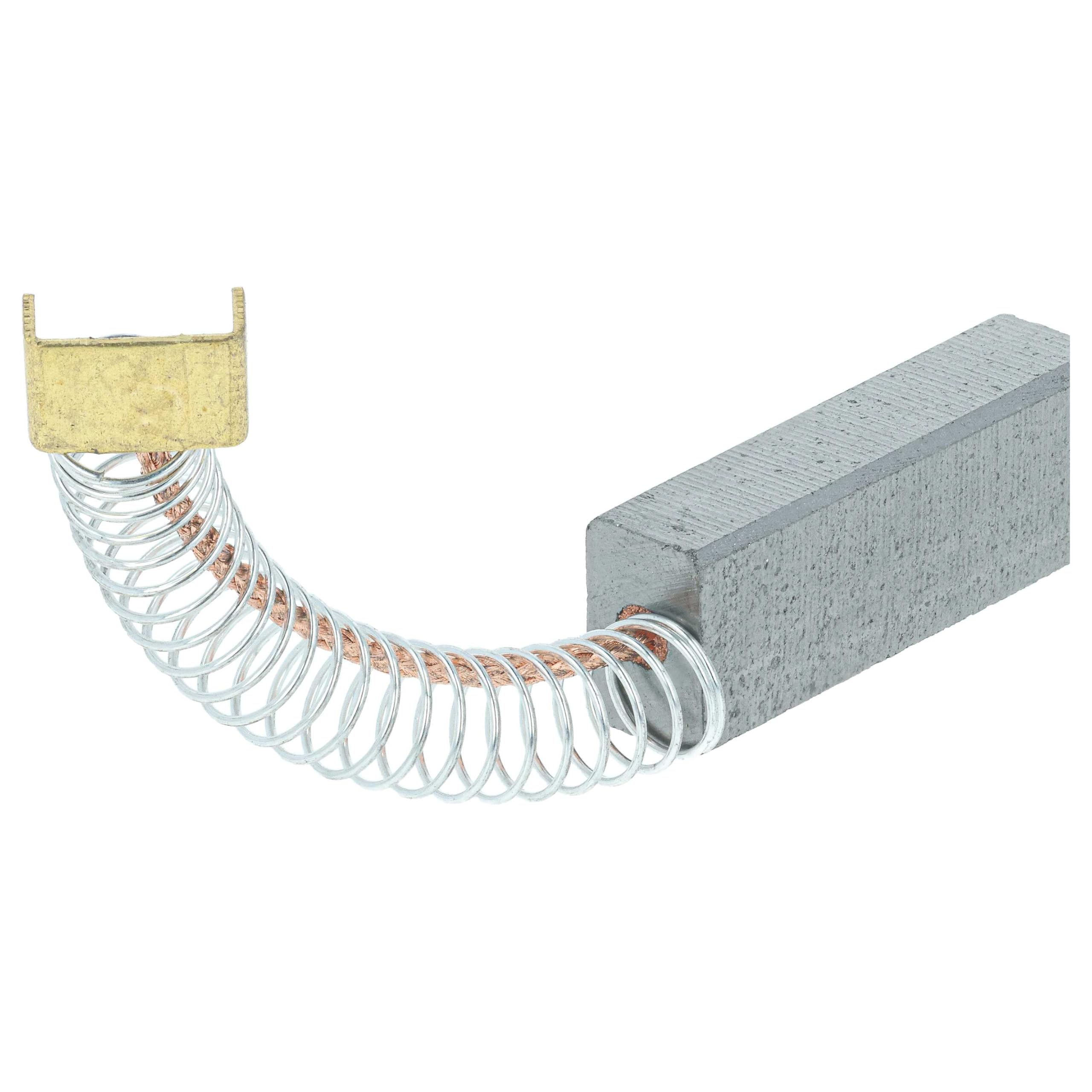 vhbw Spazzole carbone 6x9x23mm per Kirby Sentria II 2 pezzi grafite
