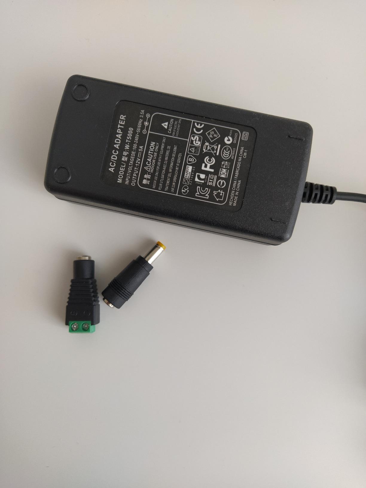 Leicke Alimentatore 12V 6A 72W 5,5x2,1mm LED NAS