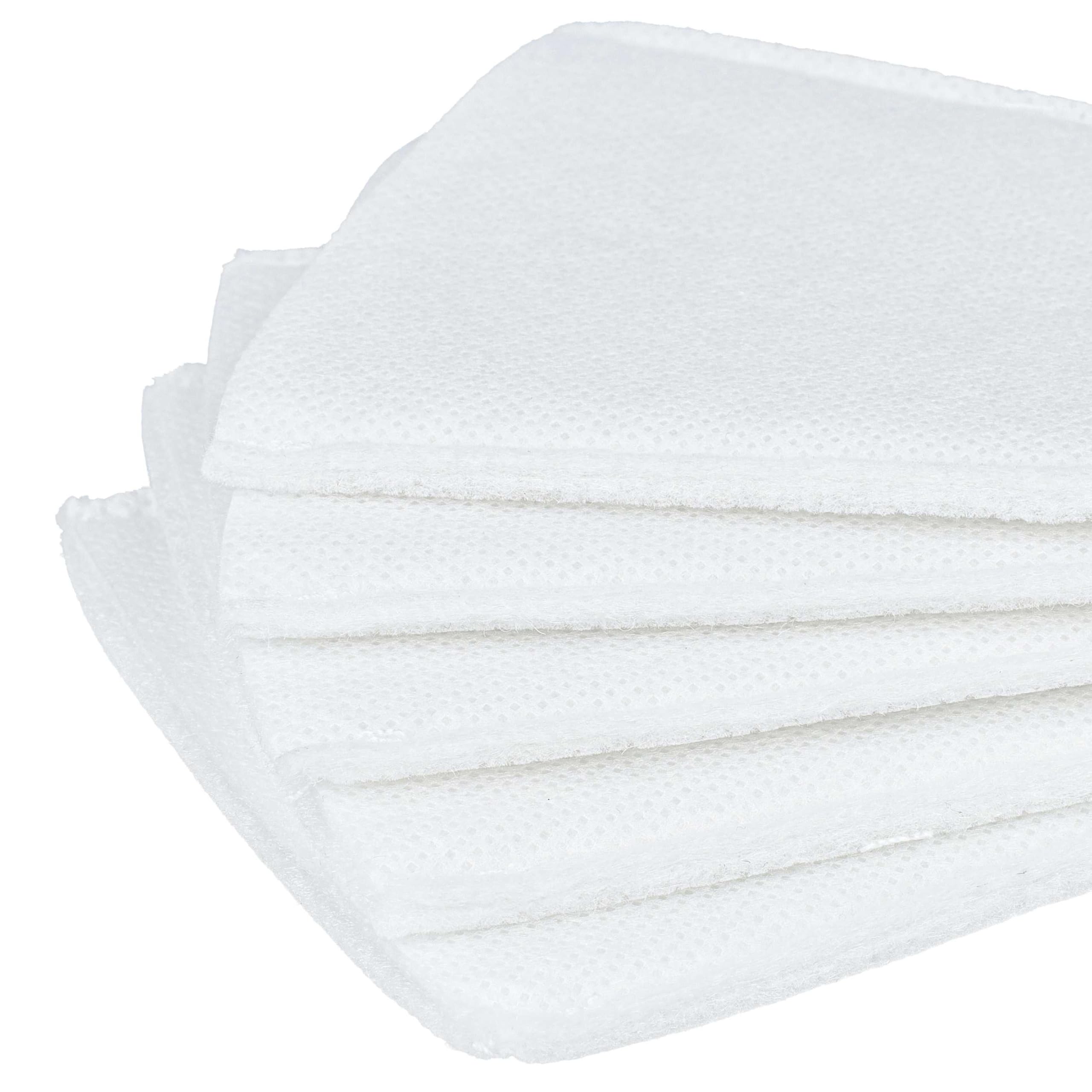 vhbw Set 5 filtri Makita CL100 aspirapolvere bianco microfibra