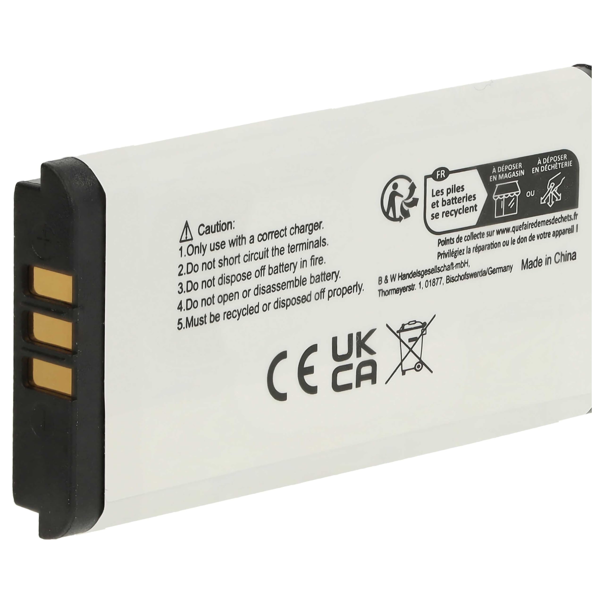 vhbw Batteria per Nintendo DSi 840mAh Li-Ion