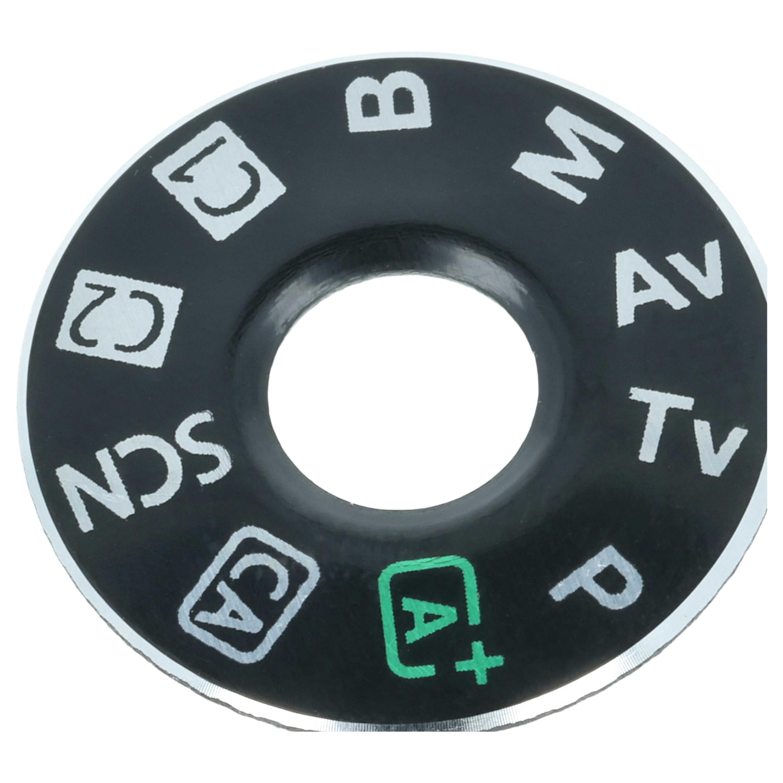 vhbw Ghiera selezione per Canon EOS 6D dial mode