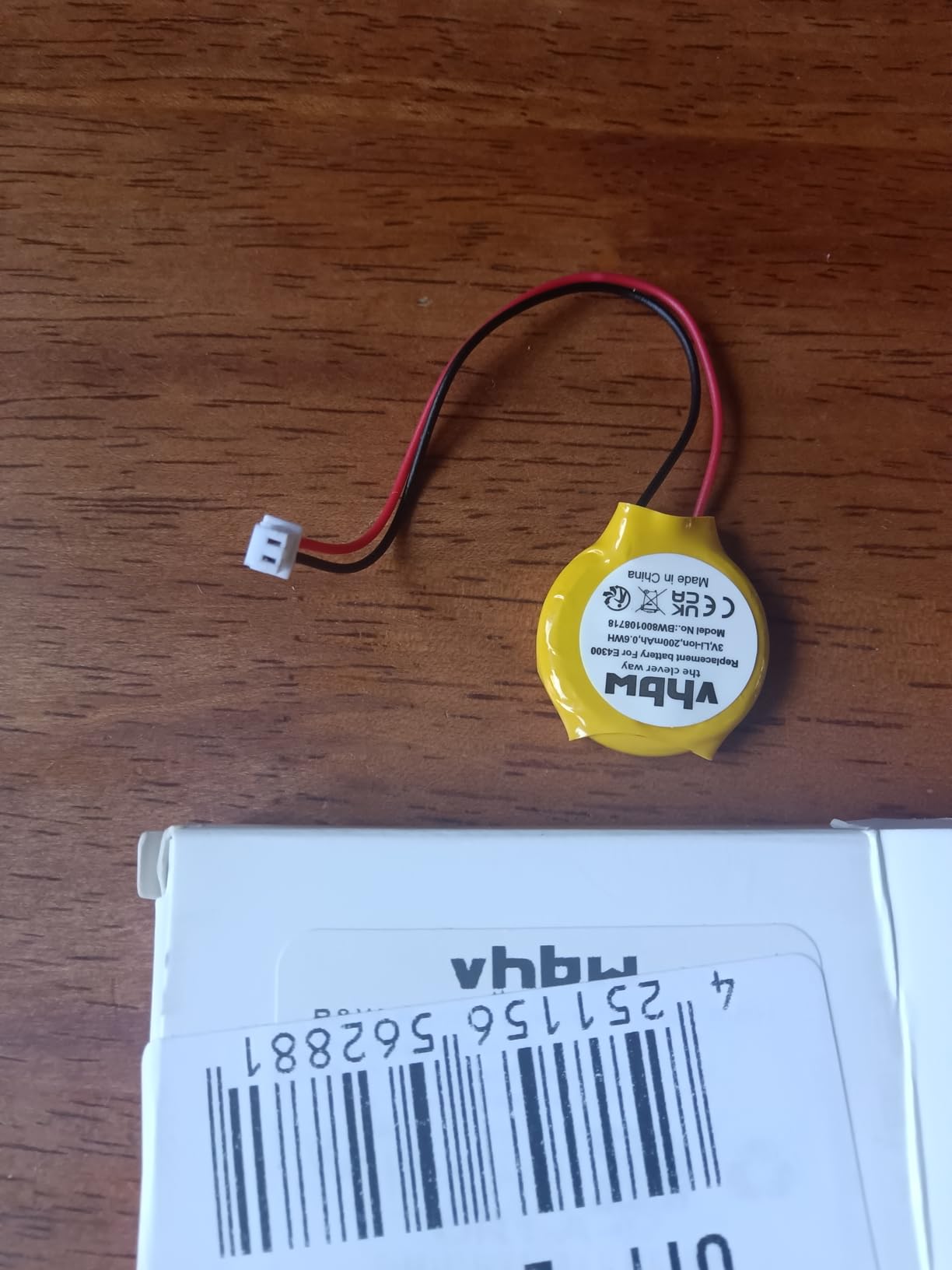vhbw Batteria BIOS Dell Inspiron Mini 910 200mAh