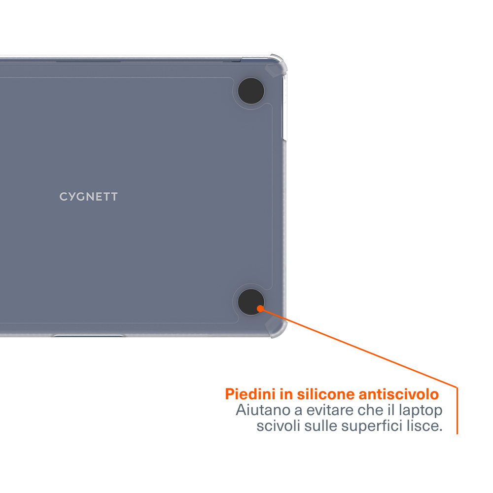 Cygnett ClearShield Cover MacBook Neo 13 Trasparente