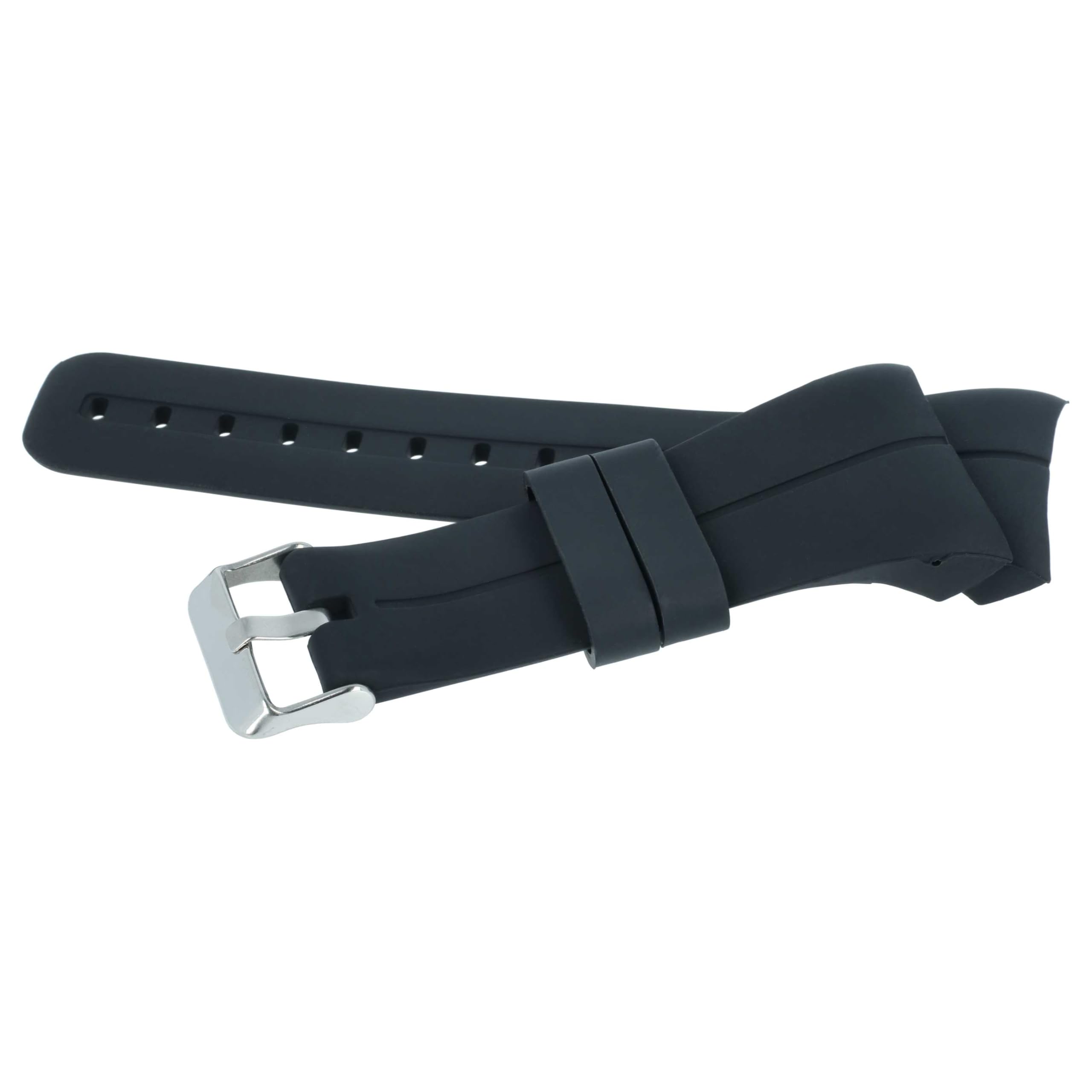 vhbw cinturino Polar M430 smartwatch nero TPE