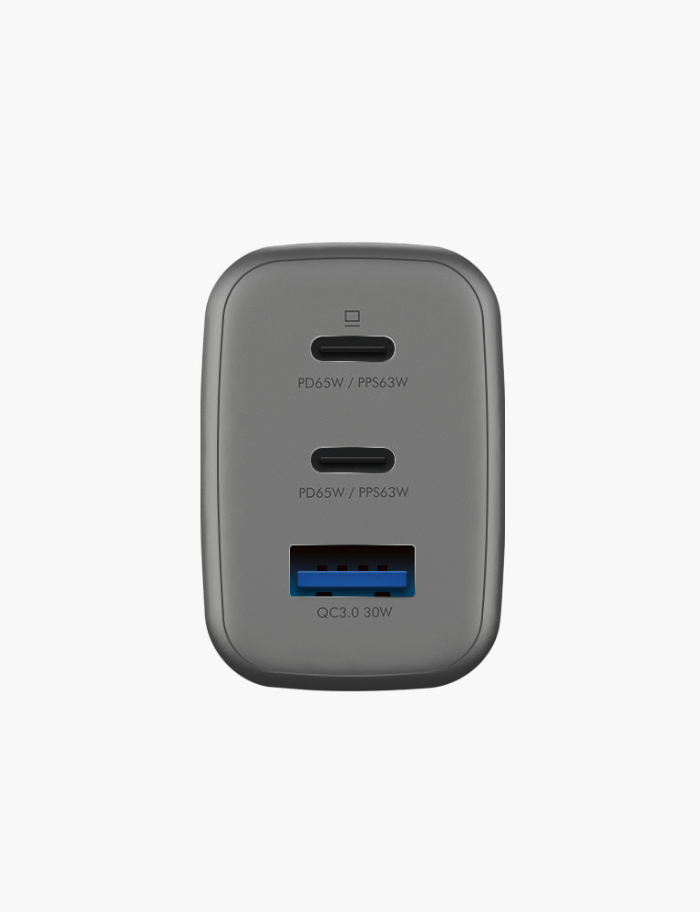 ENERGEA AmpCharge GaN65 EU caricatore muro gunmetal 65W