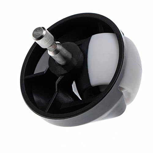 vhbw Ruota 83401 per robot Roomba serie 600 nera