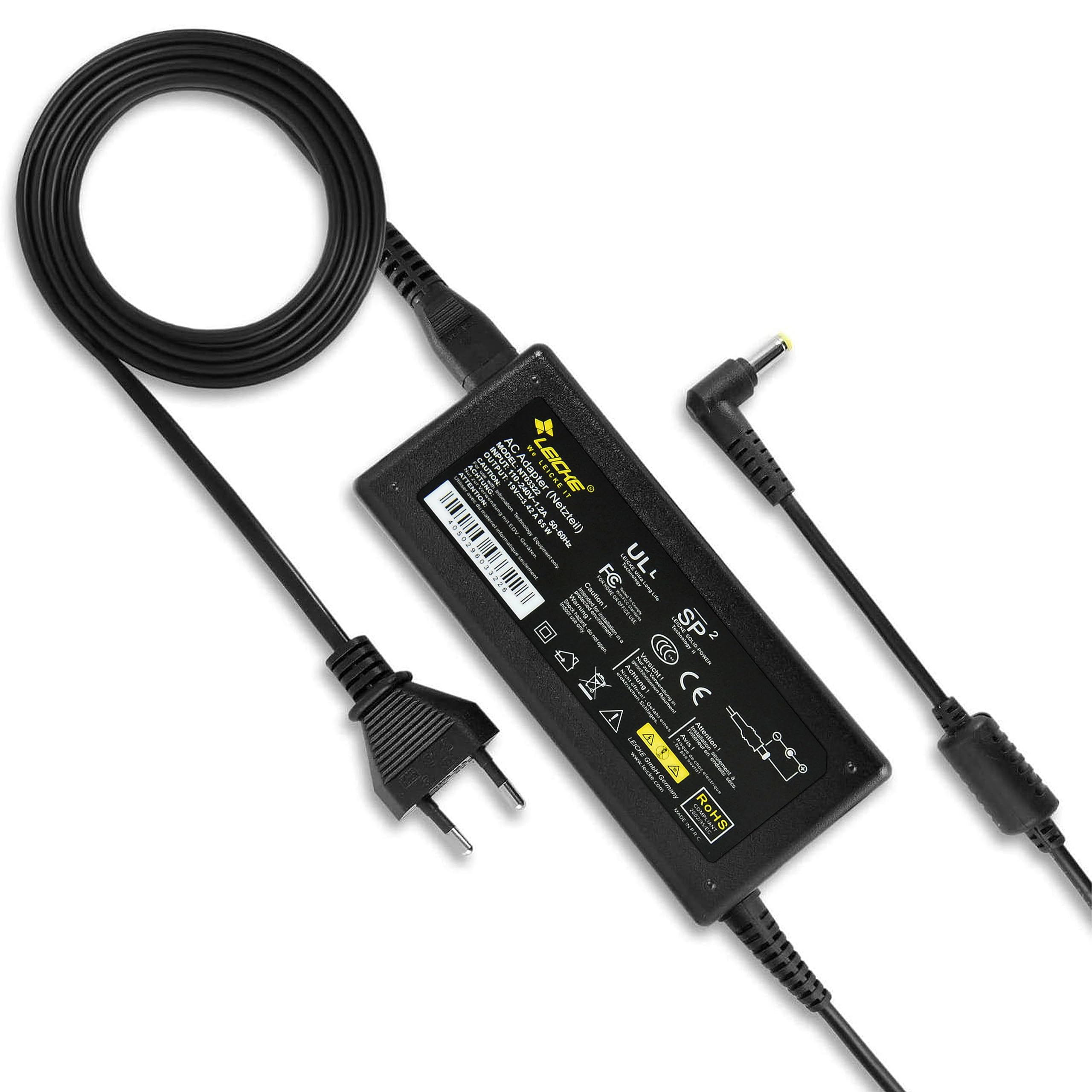 Leicke Alimentatore 65W 19V 3,42A per Asus notebook 5,5mm