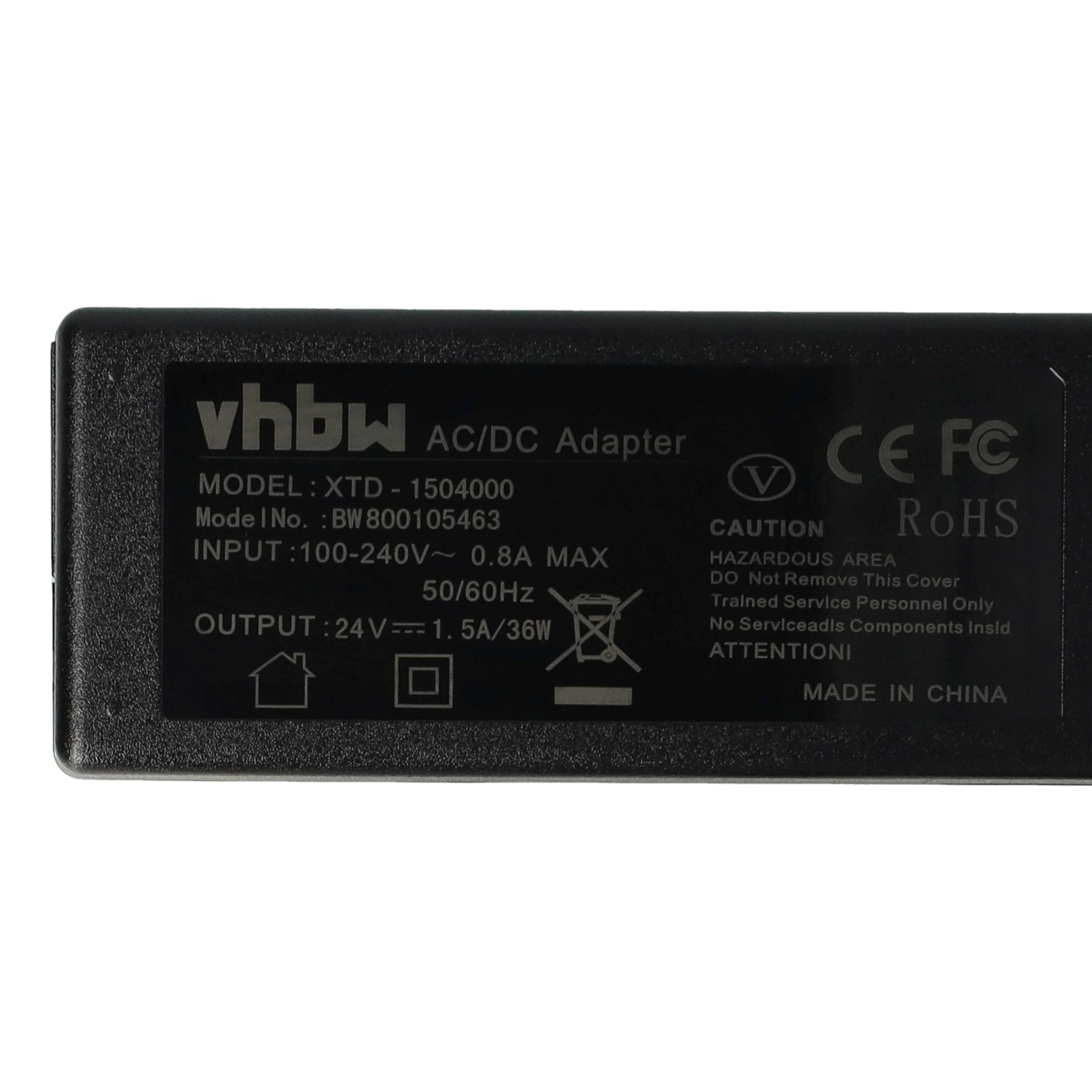 vhbw per Apple iBook G4 14 pollici alimentatore 36W 24V