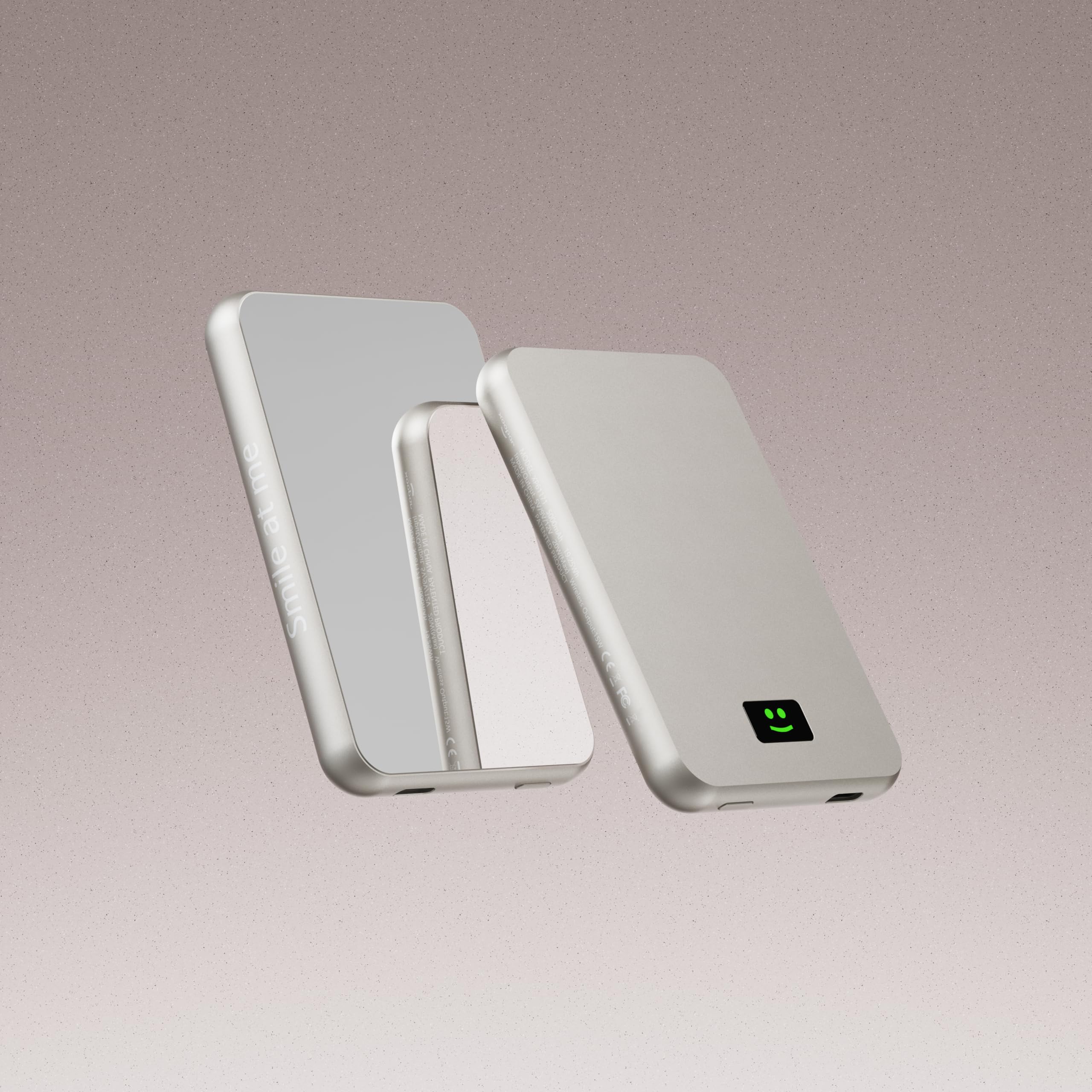 Xoopar Smile Power Bank 5000 mAh Grigio MagSafe
