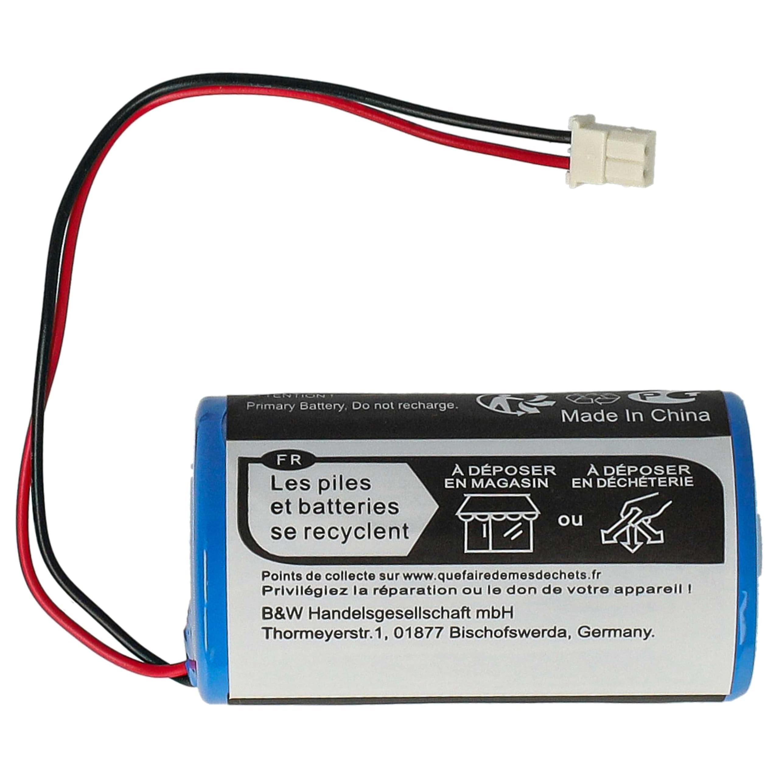 vhbw Batteria 0-9912-K per Visonic allarme 14500mAh Li-SOCl2