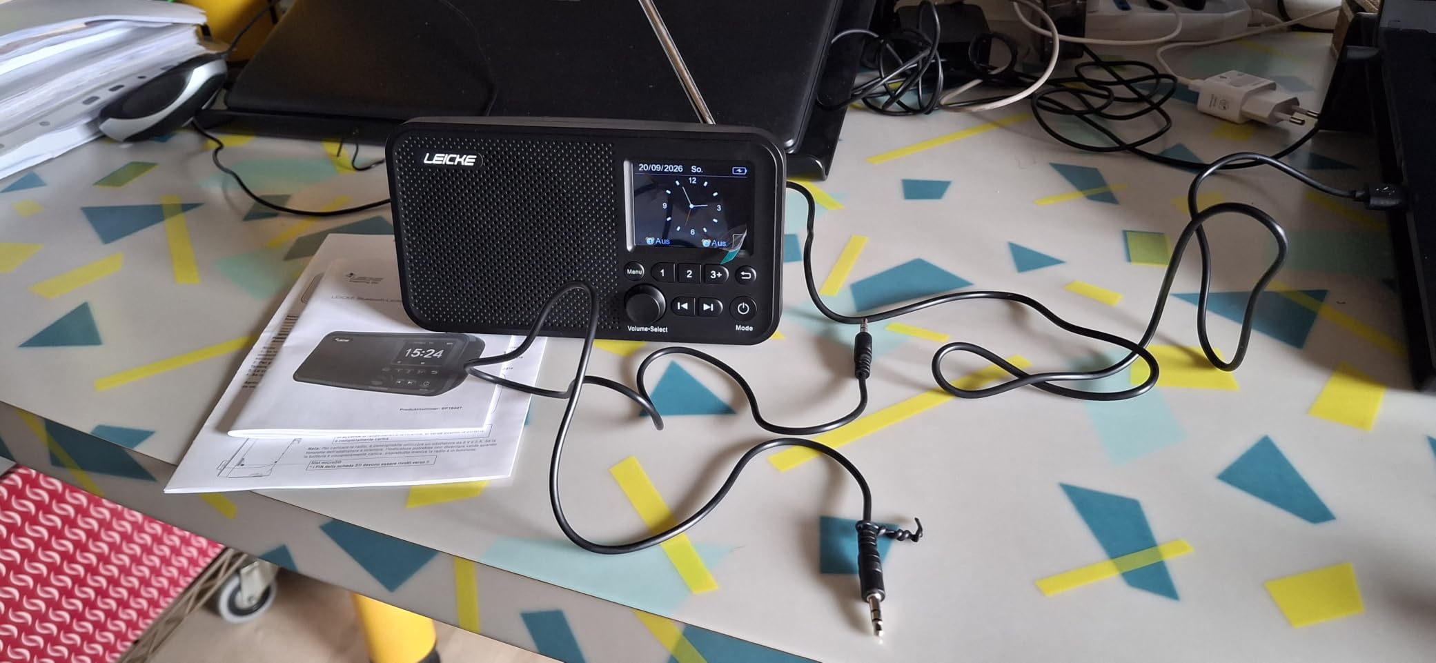 Leicke Radio DAB+ FM Bluetooth Portatile 2000 mAh Display