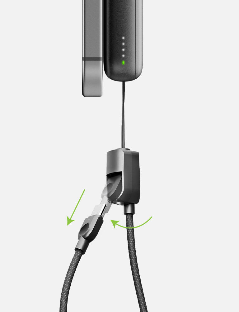 Energea MagPac Loop 10K power bank Gunmetal 10000mAh