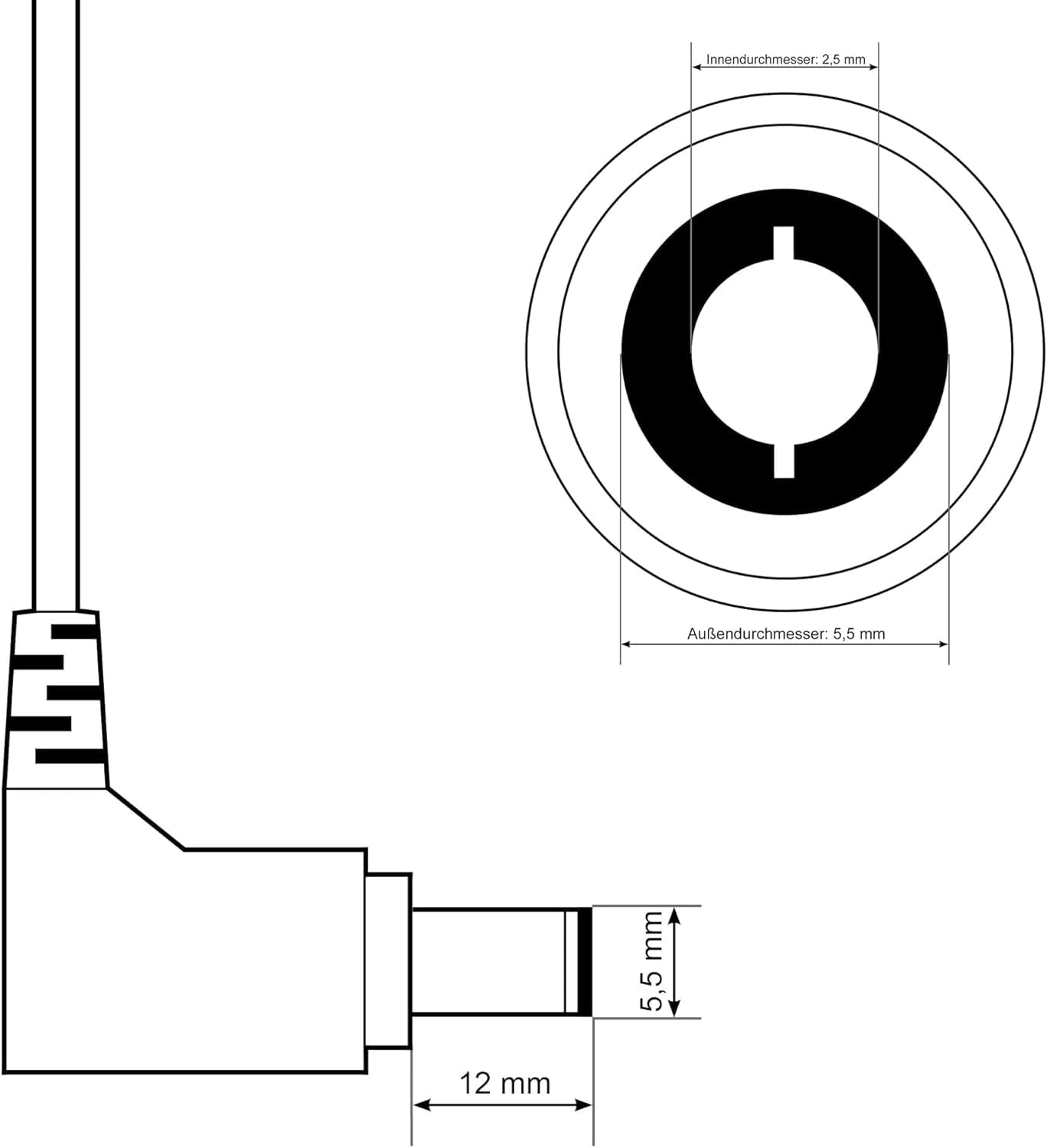 Leicke Alimentatore 9V 1A 9W 5,5x2,5 mm Router LED