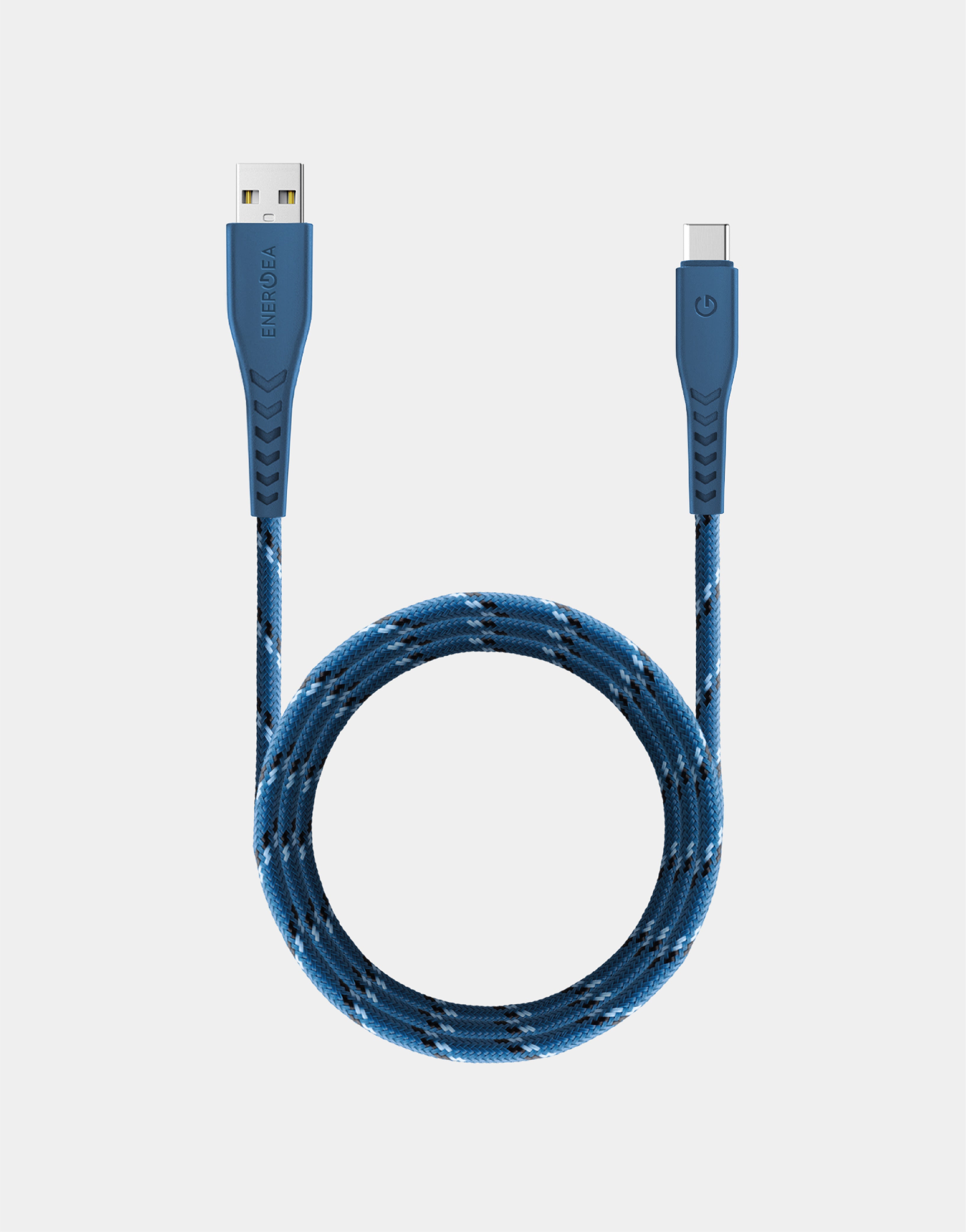 Energea NyloFlex cavo USB-C a USB-A 1,5m Nero ricarica rapida