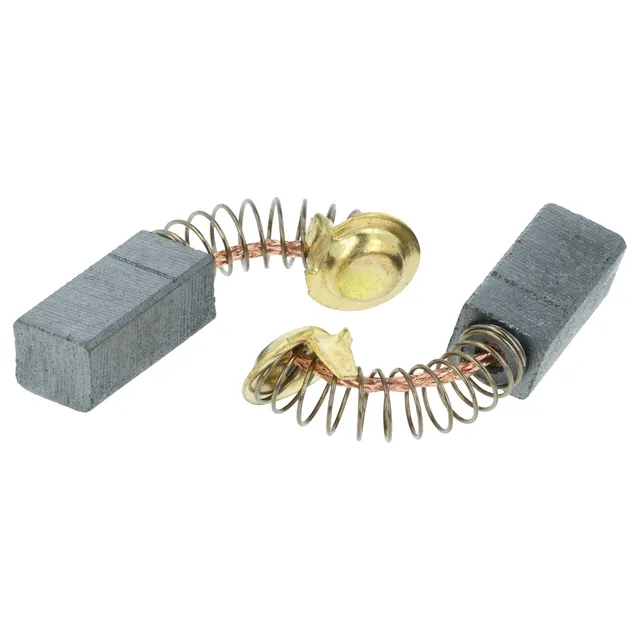 vhbw Spazzole carbone 6,5x7,5x13 mm utensile 2 pezzi grafite