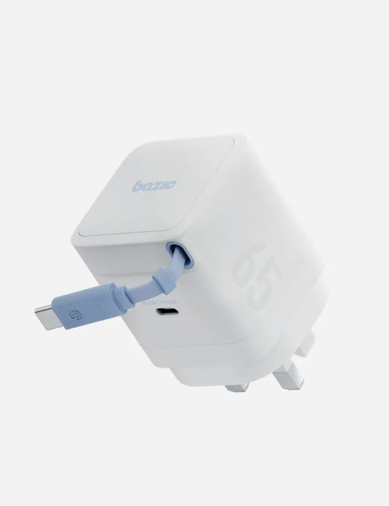 Energea Retrek 65 UK caricatore 65W bianco con cavo