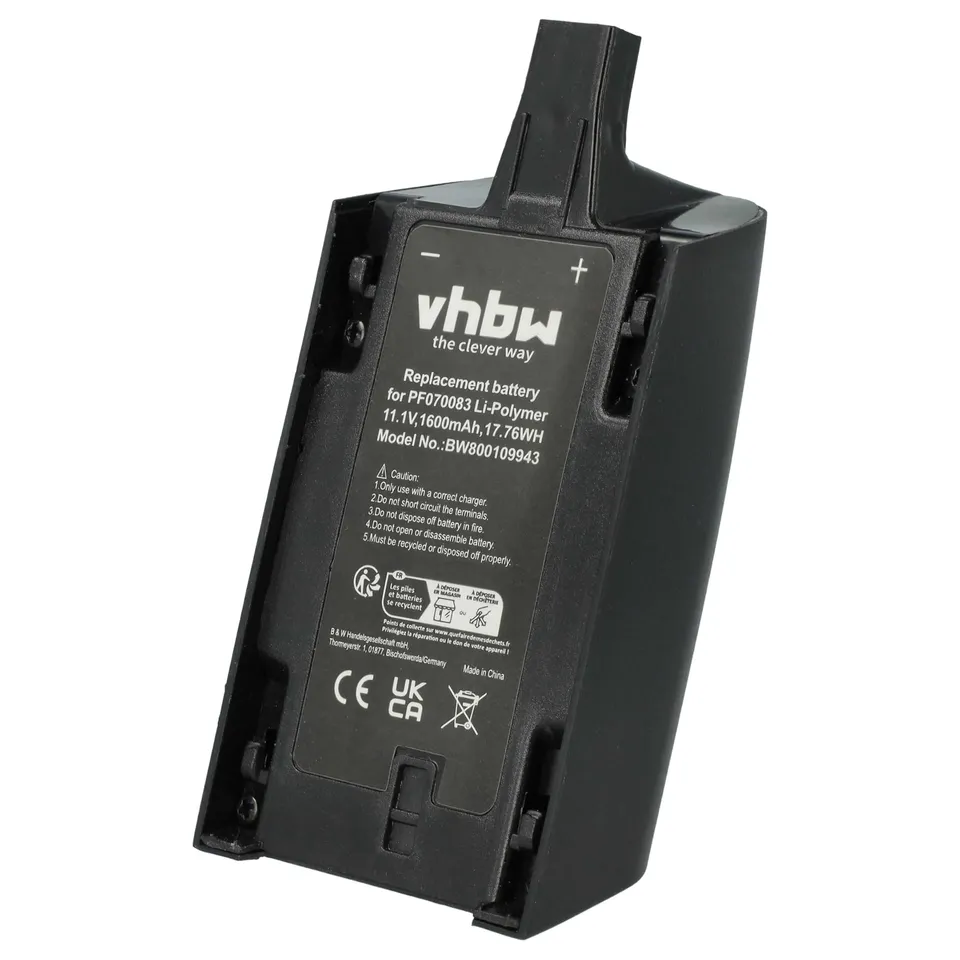 vhbw Batteria Bebop Drone 3.0 Skycontroller 1600mAh Li-Po