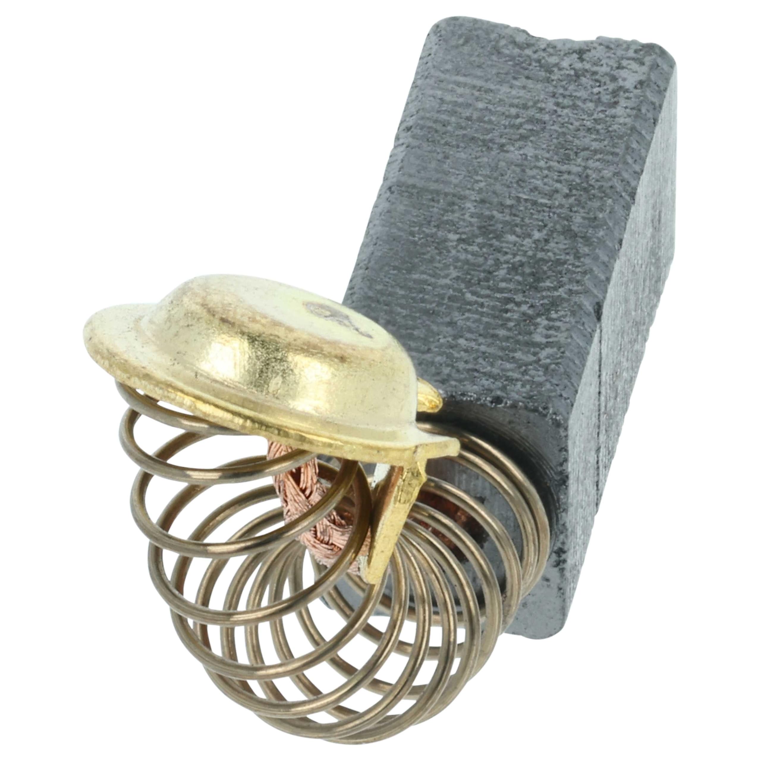 vhbw Spazzole carbone 6,5x7,5x13 mm utensile 2 pezzi grafite