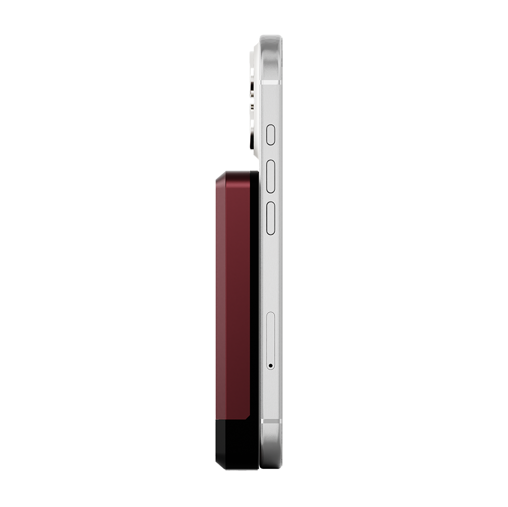 Cygnett MagSlim power bank wireless magnetico 10000mAh cherry