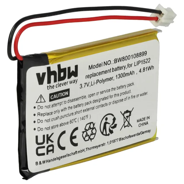 vhbw Batteria Controller PS4 Dualshock CUH-ZCT1 1300mAh