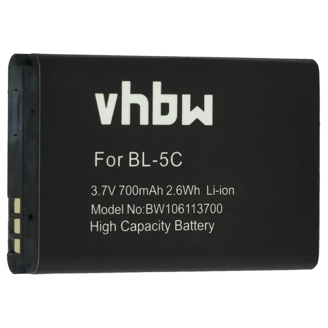 vhbw Batteria smartphone CP10 700mAh 3,7V 1x Li-Ion