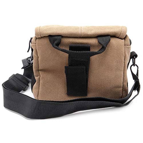 vhbw Custodia marrone borsa fotocamera per Panasonic Lumix FZ1000
