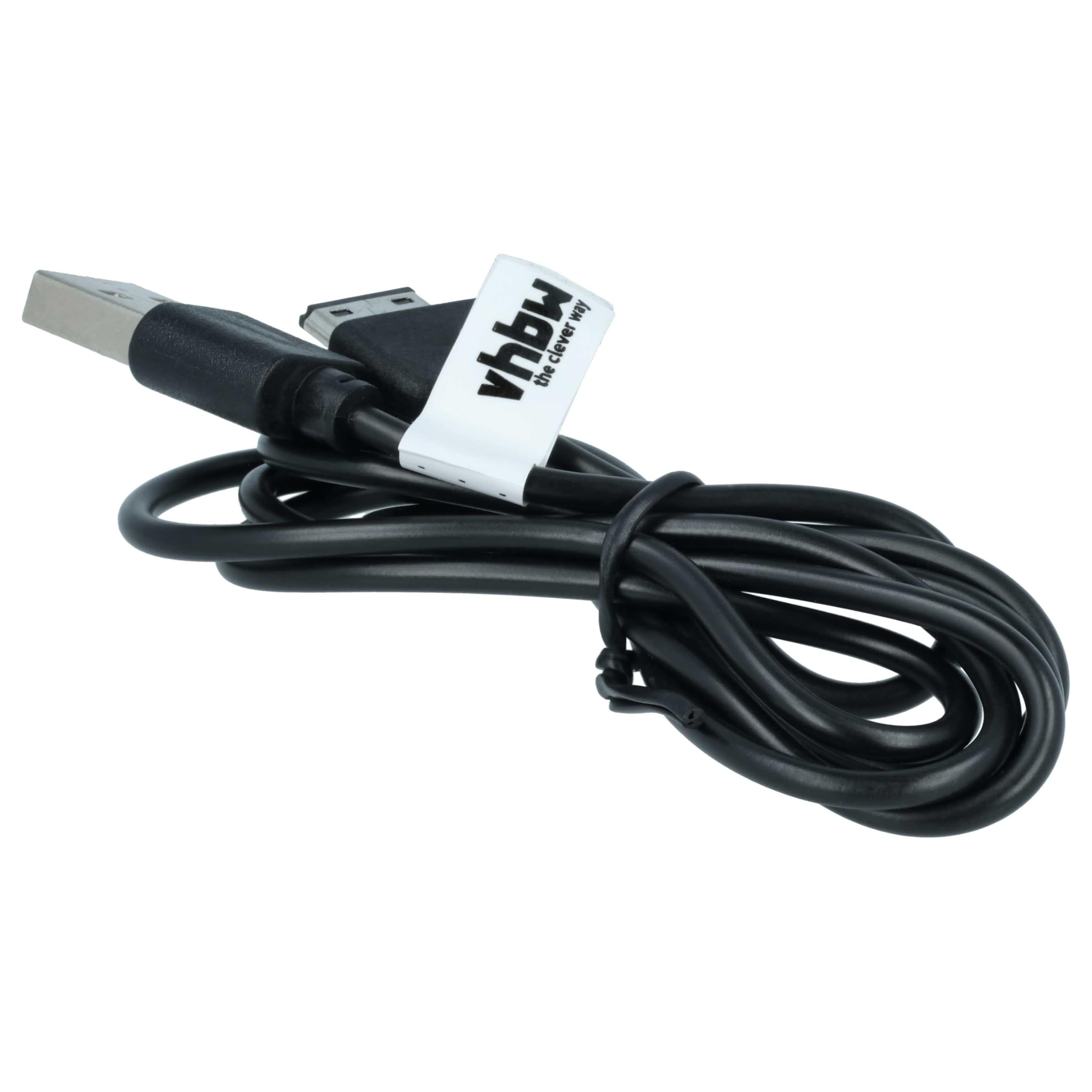 vhbw APCBS10 cavo dati USB Samsung SGH-E1150 nero 100cm