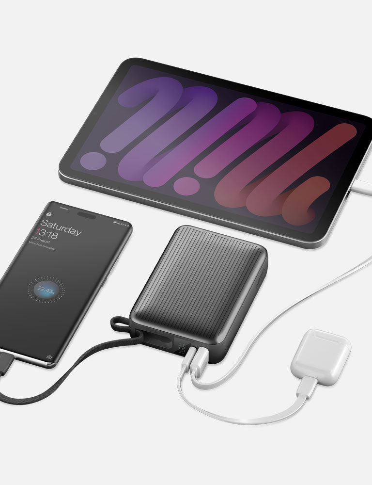 ENERGEA Integra Ultra 45 Power Bank 20000mAh Gunmetal
