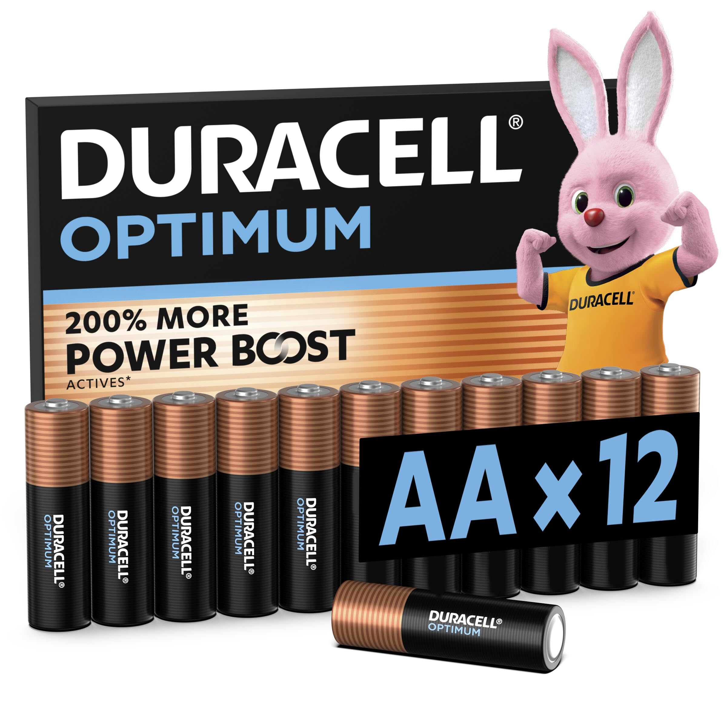 Duracell Optimum AAA batterie alcaline 12 pezzi power boost