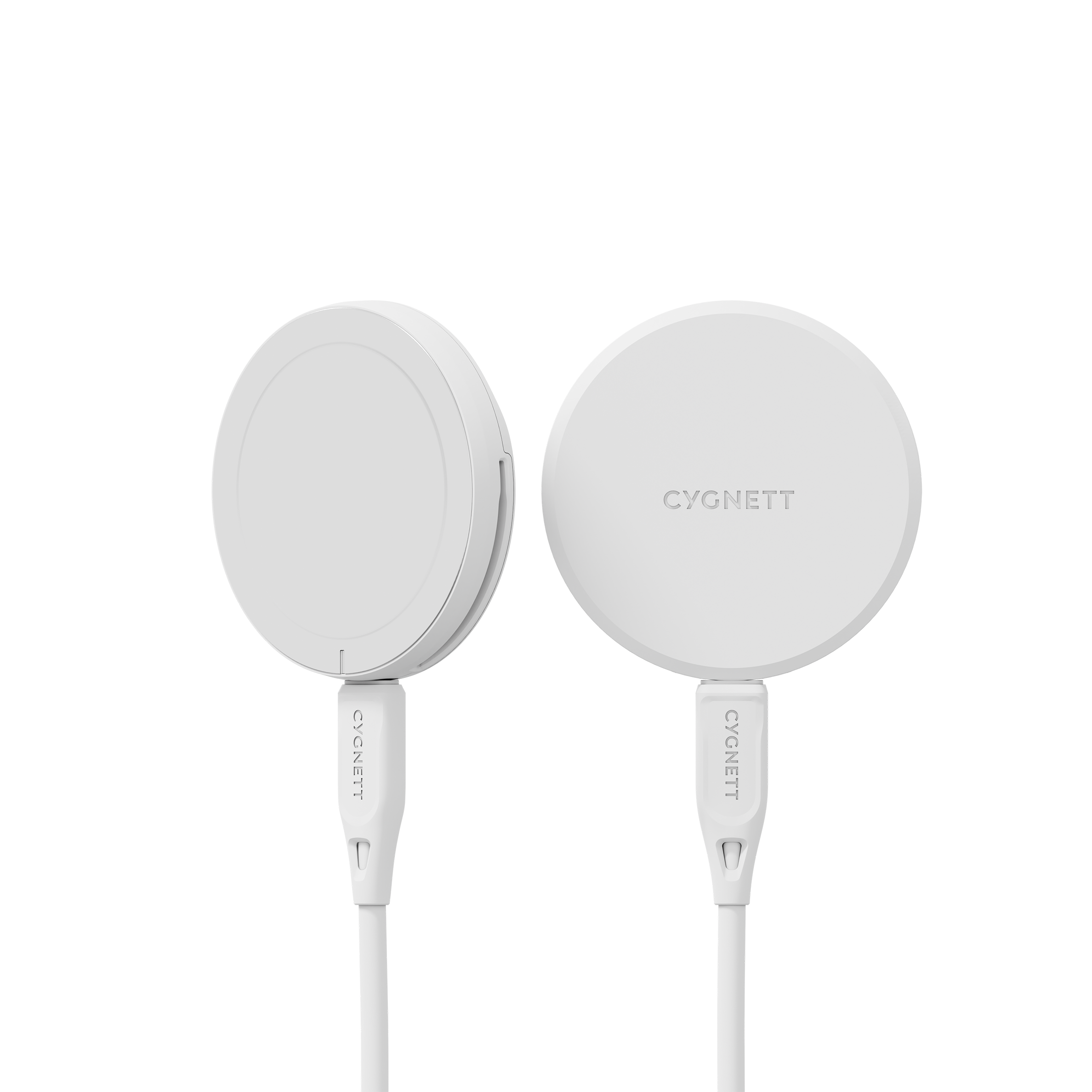 Cygnett ChargePuck caricatore wireless magnetico 15W bianco