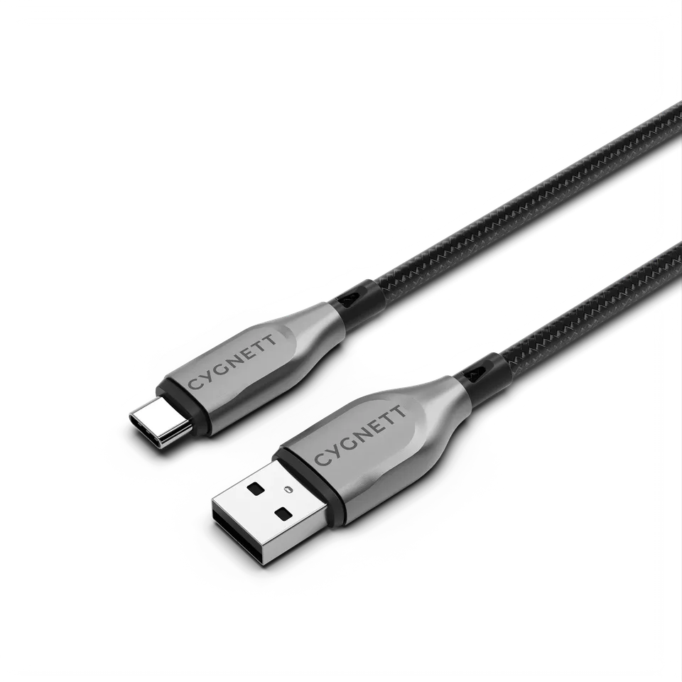 Cygnett Armoured cavo USB-C USB-A 50cm nero 60W