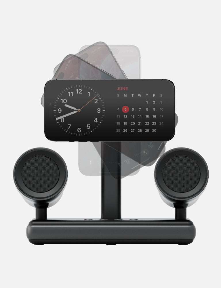 Energea MagAudio Stand cassa con ricarica gunmetal 15W