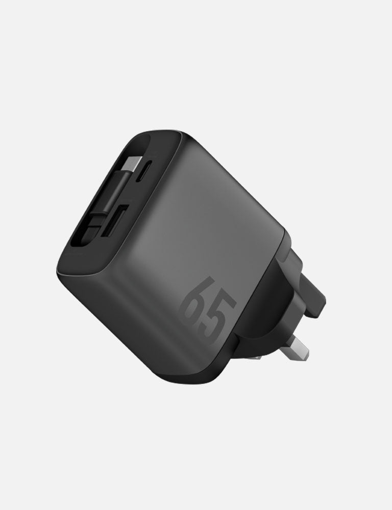 Energea AmpCharge Arc GaN65 caricatore muro Gunmetal 65W