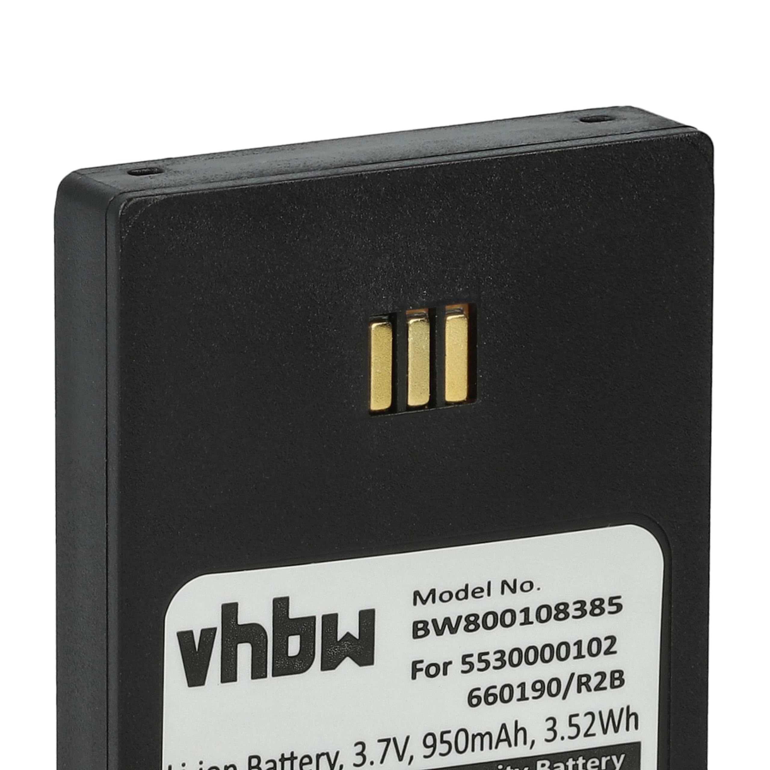 vhbw 9D62 batteria cordless telefono 950mAh Li-Ion