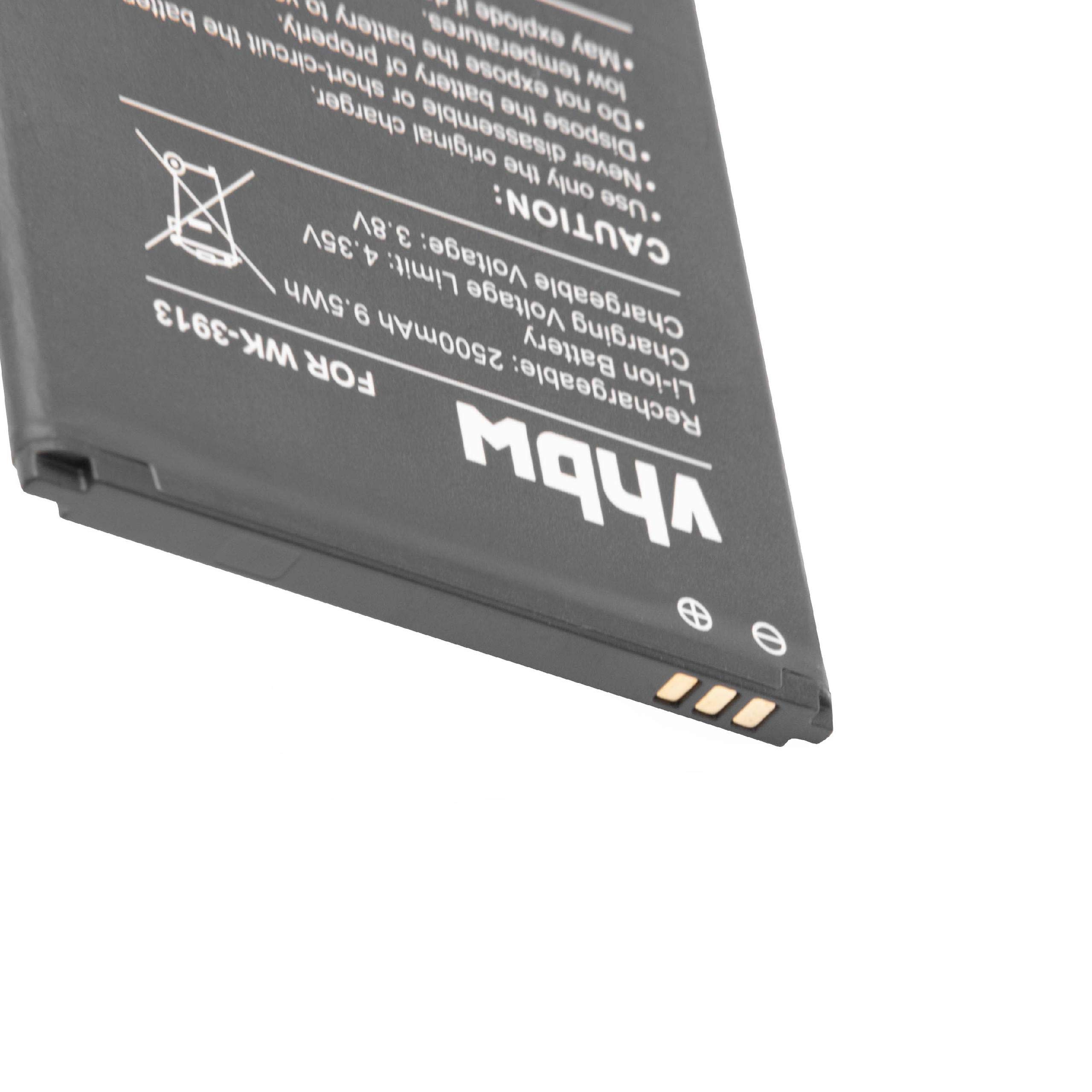 vhbw Robby Lenny 4 batteria smartphone 2500mAh 3,8V