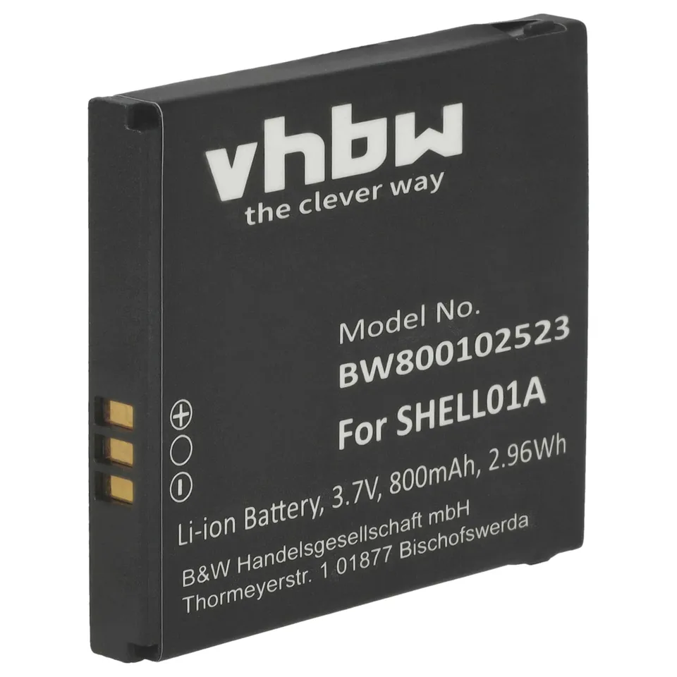 vhbw Batteria Smartphone SHELL01A 800mAh per Doro