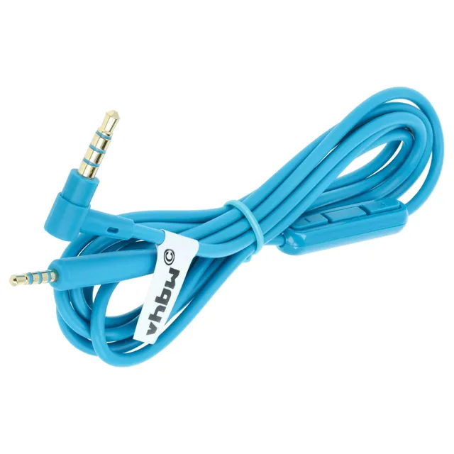 vhbw cavo audio AUX Bose QC35 150cm blu microfono