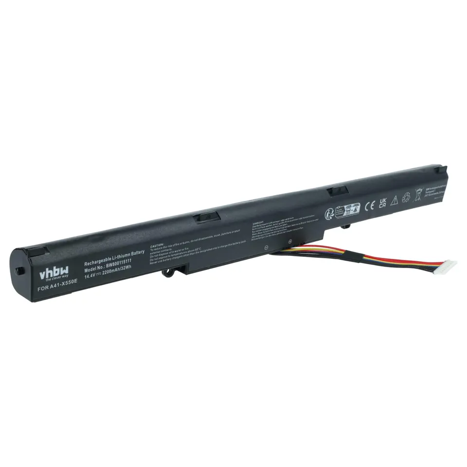 vhbw Batteria A41-X550E per Asus X550 2200mAh