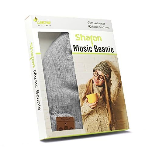 Leicke Sharon berretto bluetooth crema con cuffie