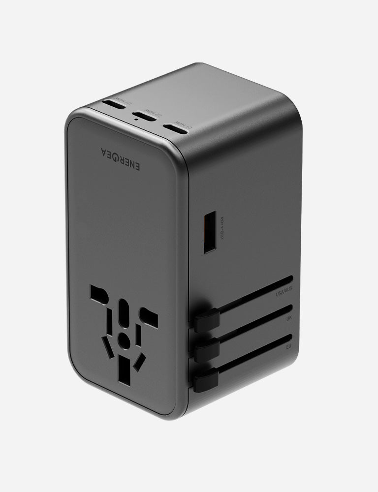 Energea TravelWorld GaN160 adattatore viaggio Gunmetal