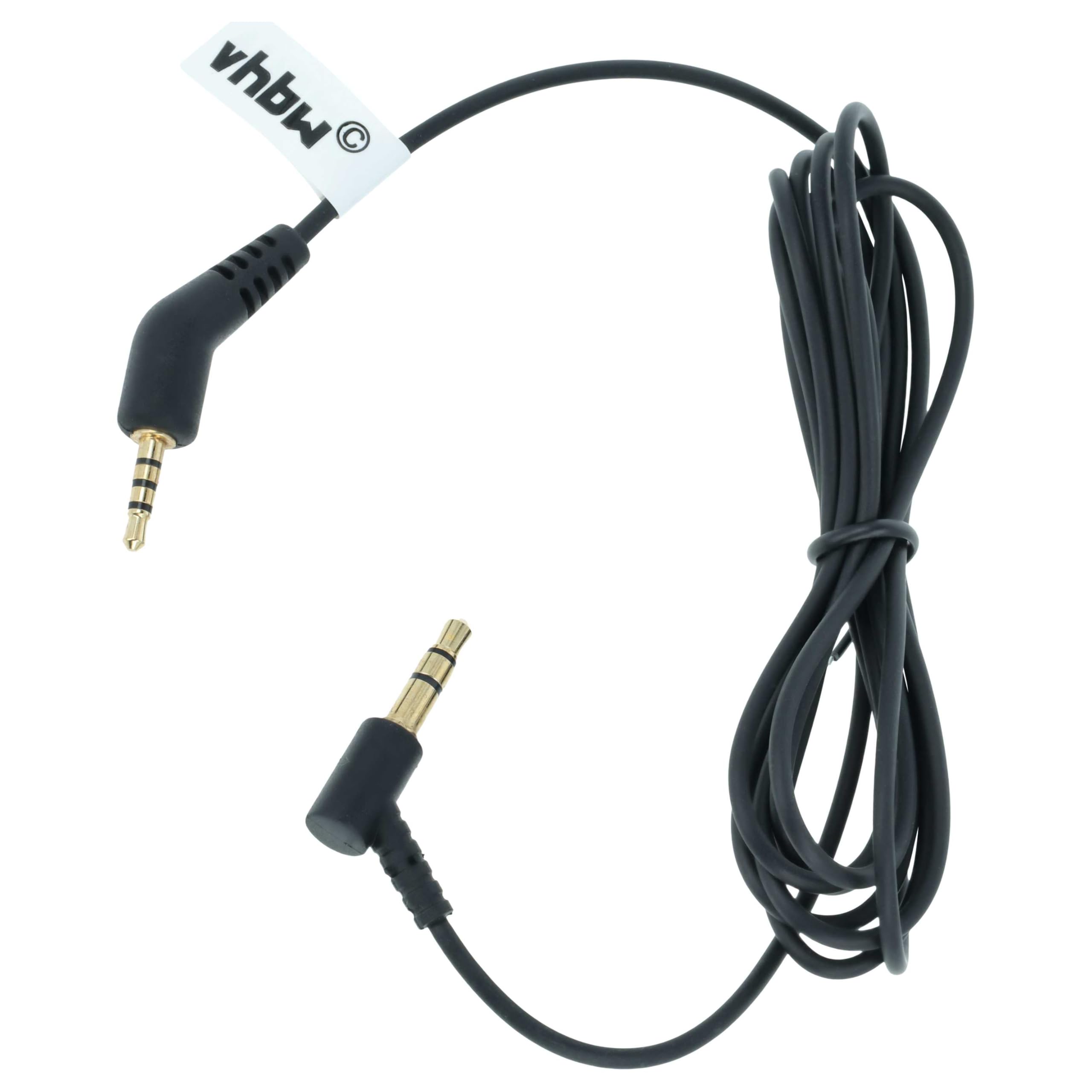 vhbw Cavo audio AUX Bose QuietComfort 3 QC3 120 cm nero