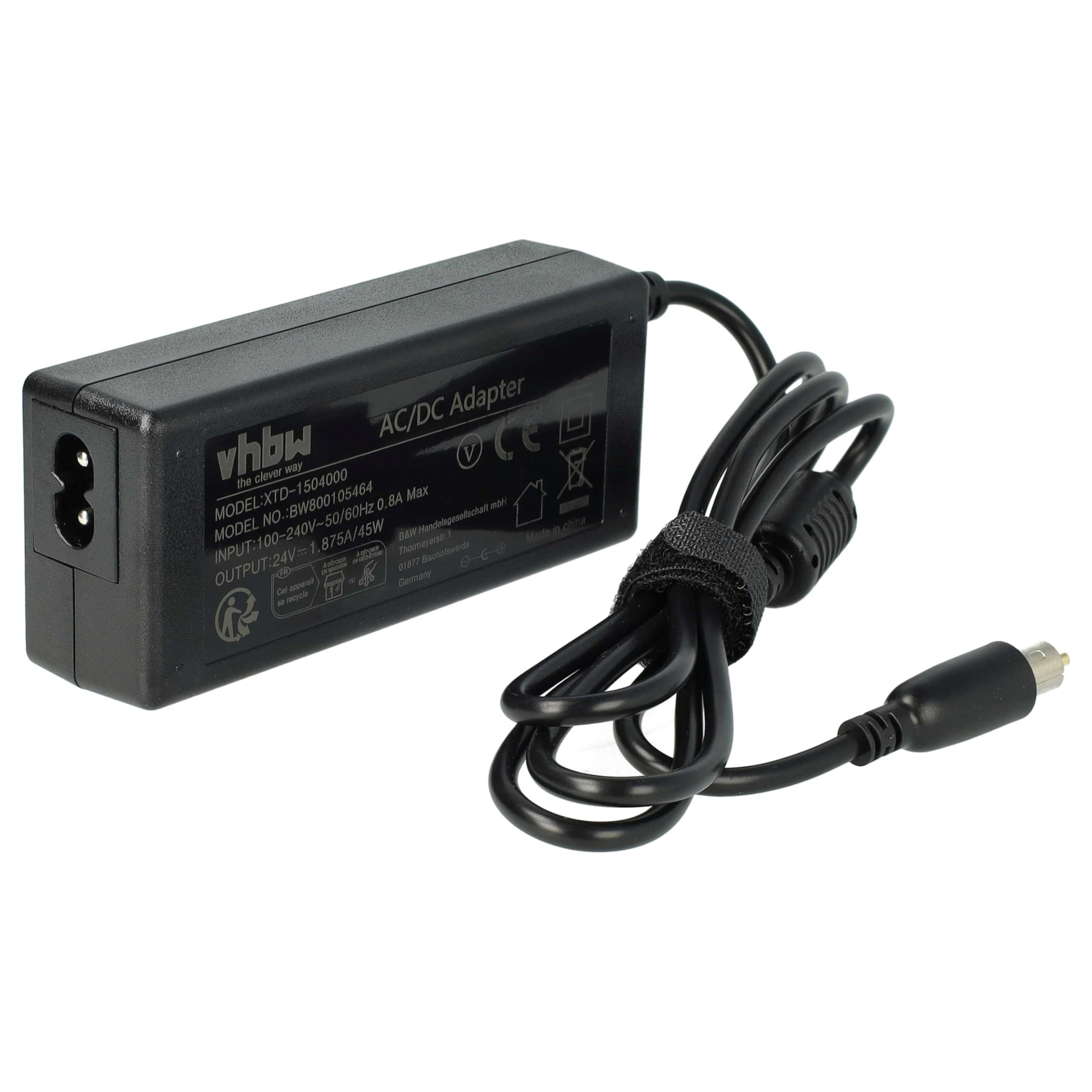 vhbw Alimentatore Apple PowerBook G4 Titanium 45W 24V