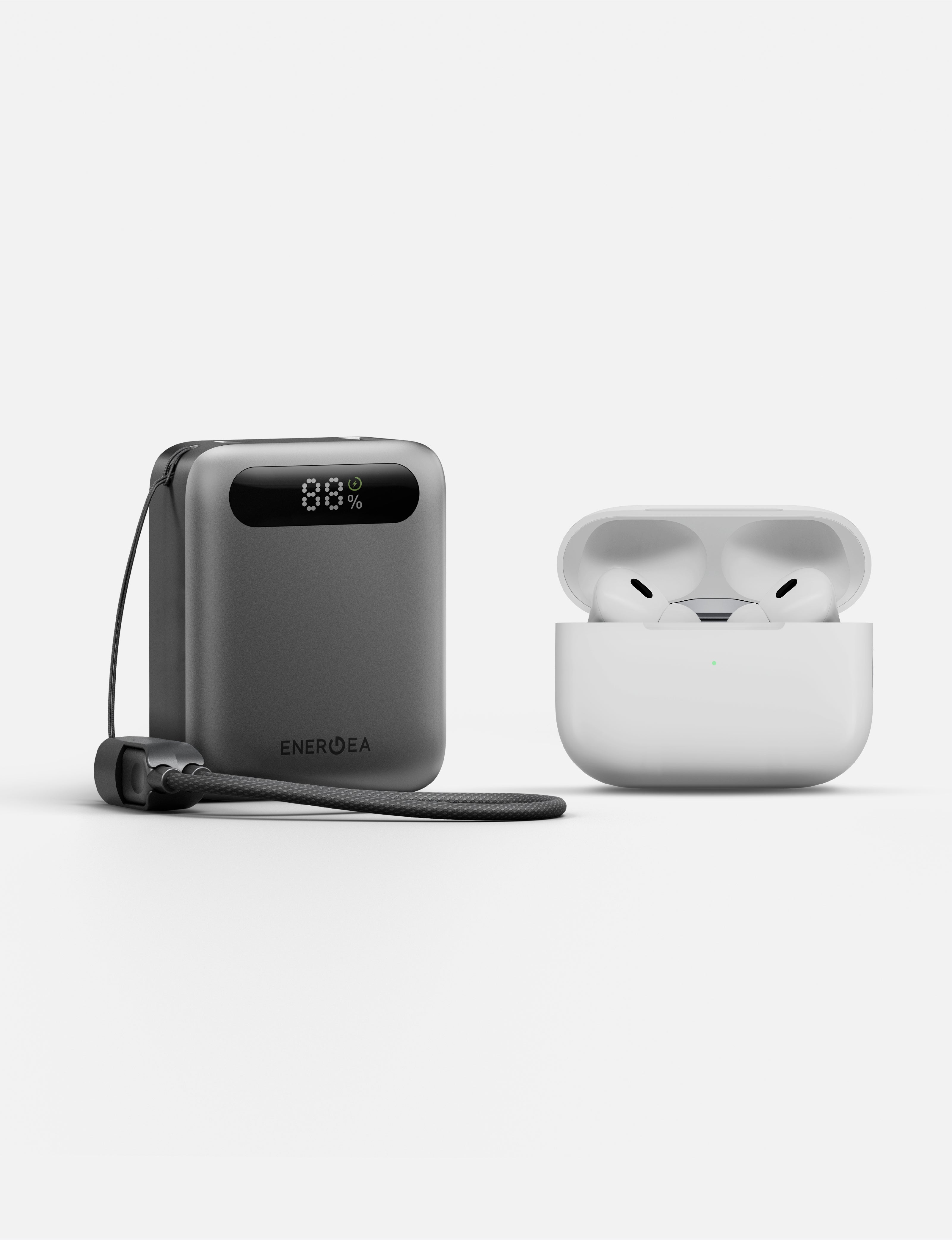 Energea ComPac Loop 10K power bank 10000mAh Gunmetal