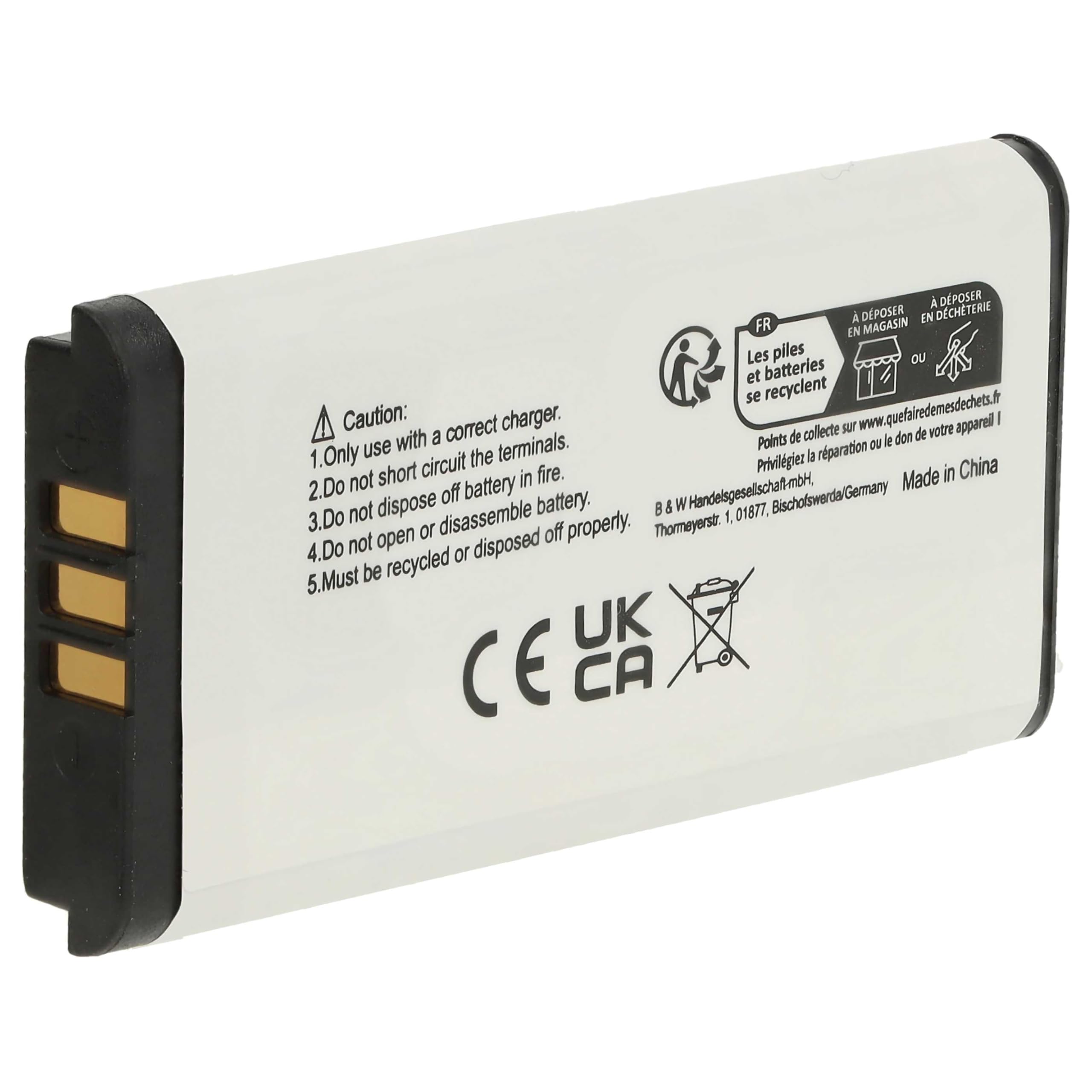 vhbw Batteria per Nintendo DSi 840mAh Li-Ion