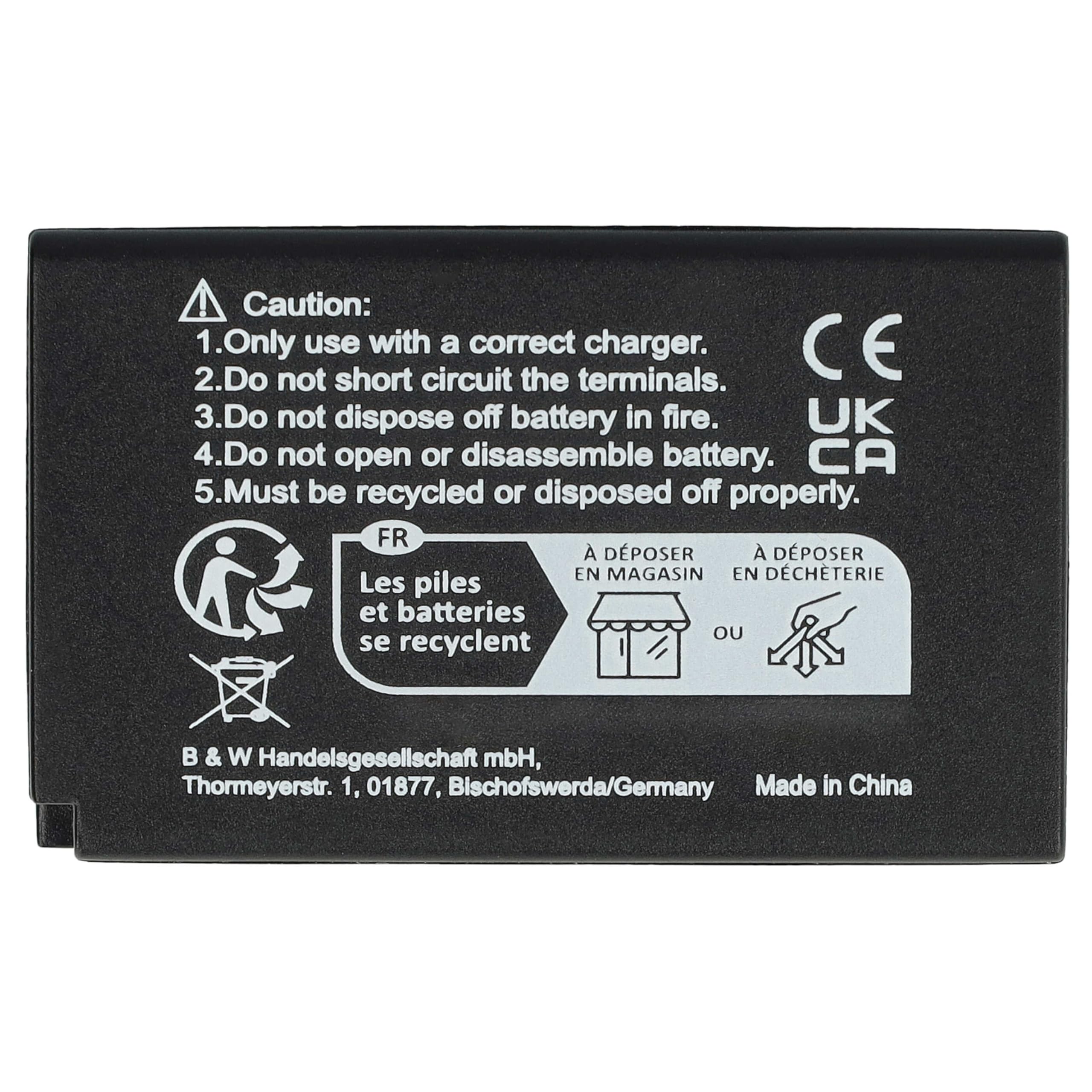 vhbw Batteria fotocamera Nikon EN-EL20 850mAh Li-Ion